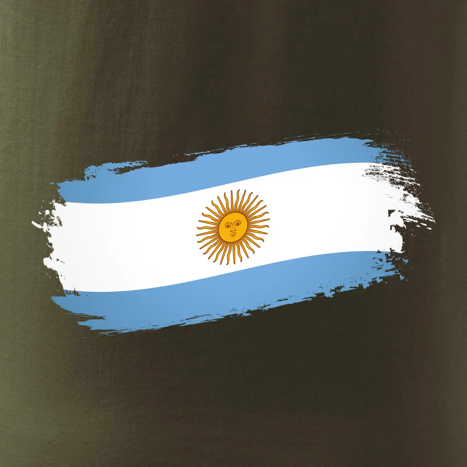 Argentina vlajka okousaná