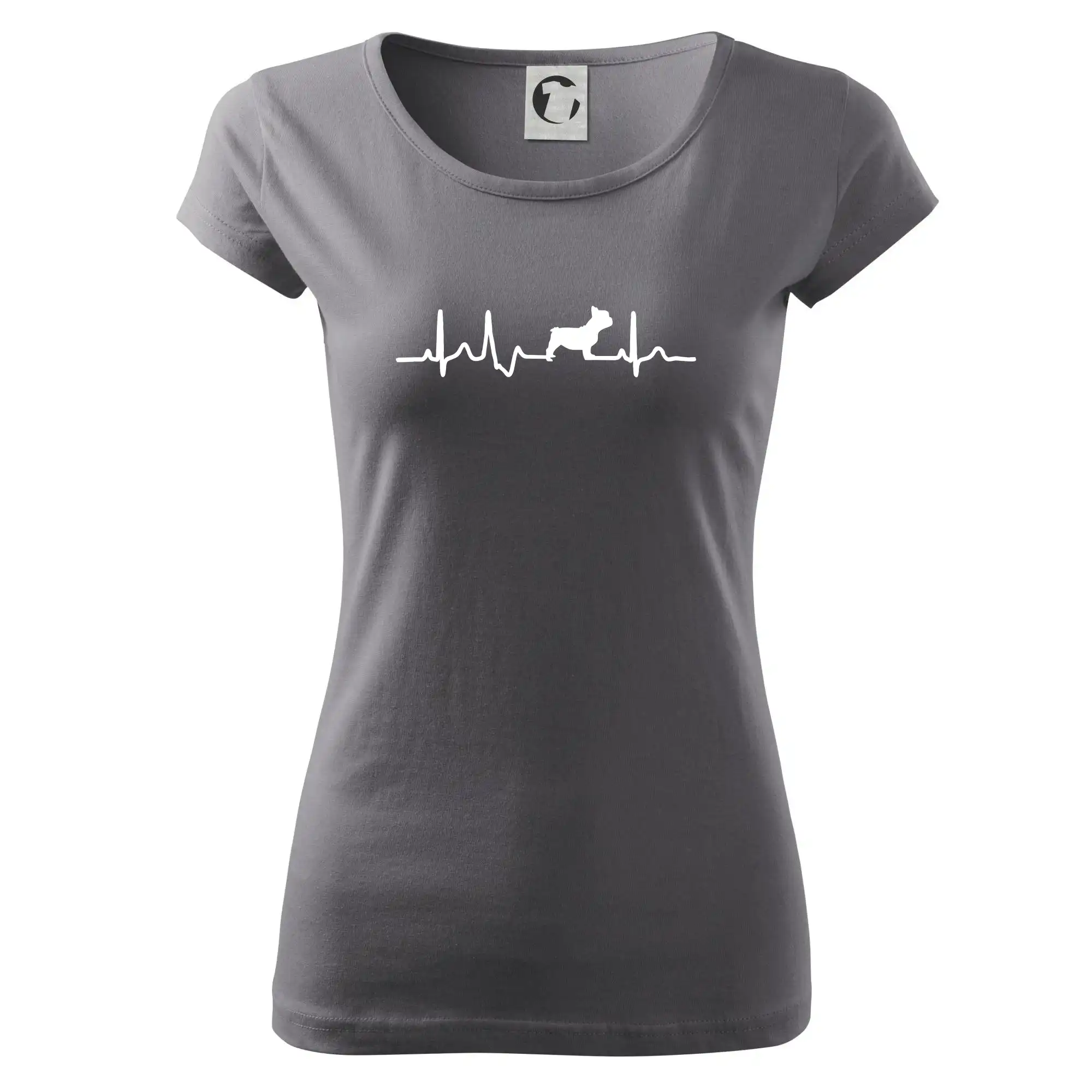 EKG Francouzský buldoček z boku