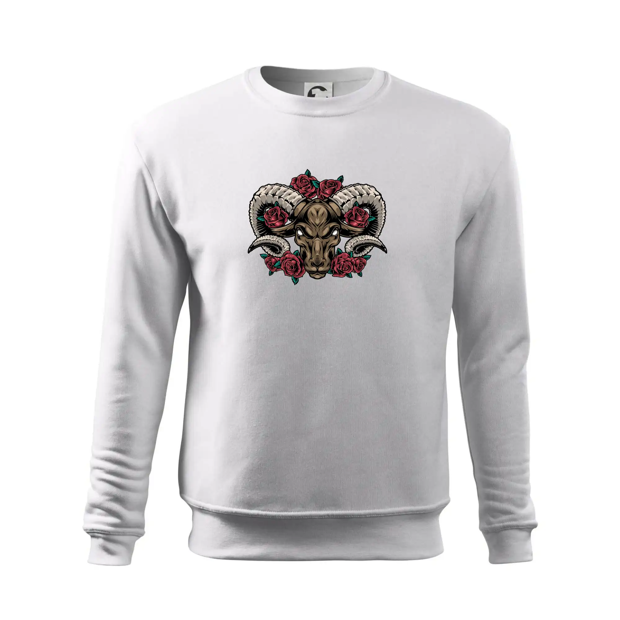 Hlava berana s růžemi