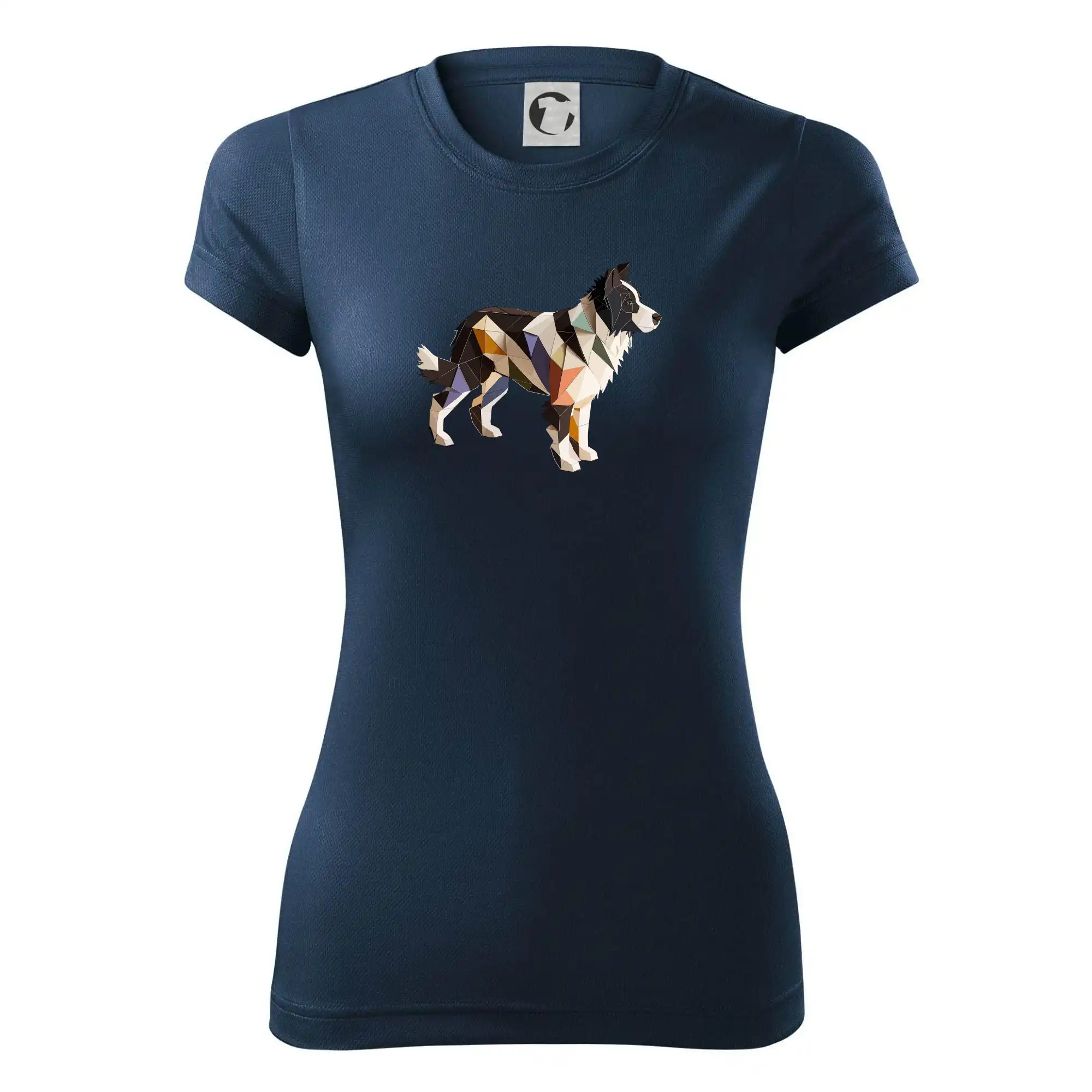 Border colie slepená z papíru