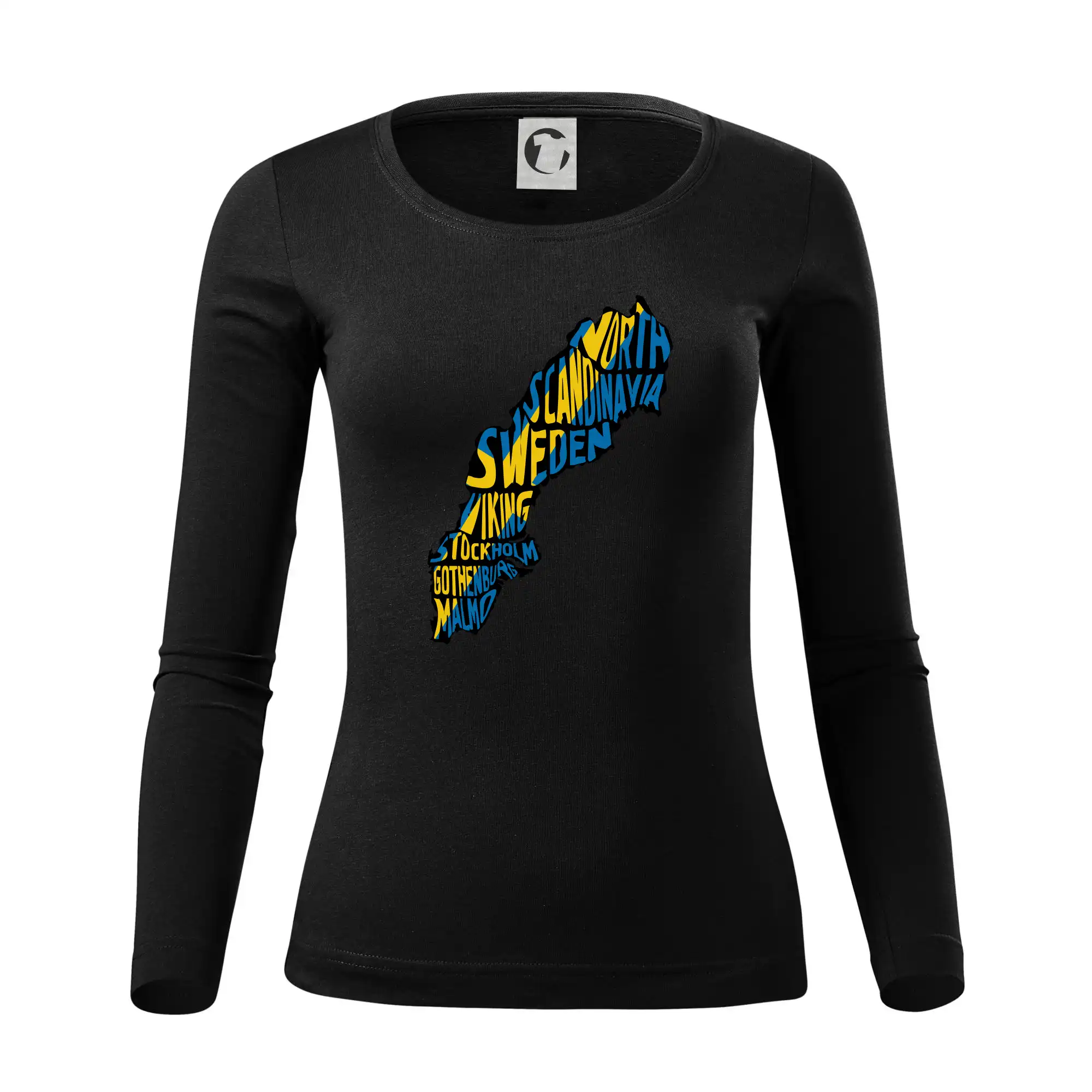 Mapy - názvy měst - Švédsko