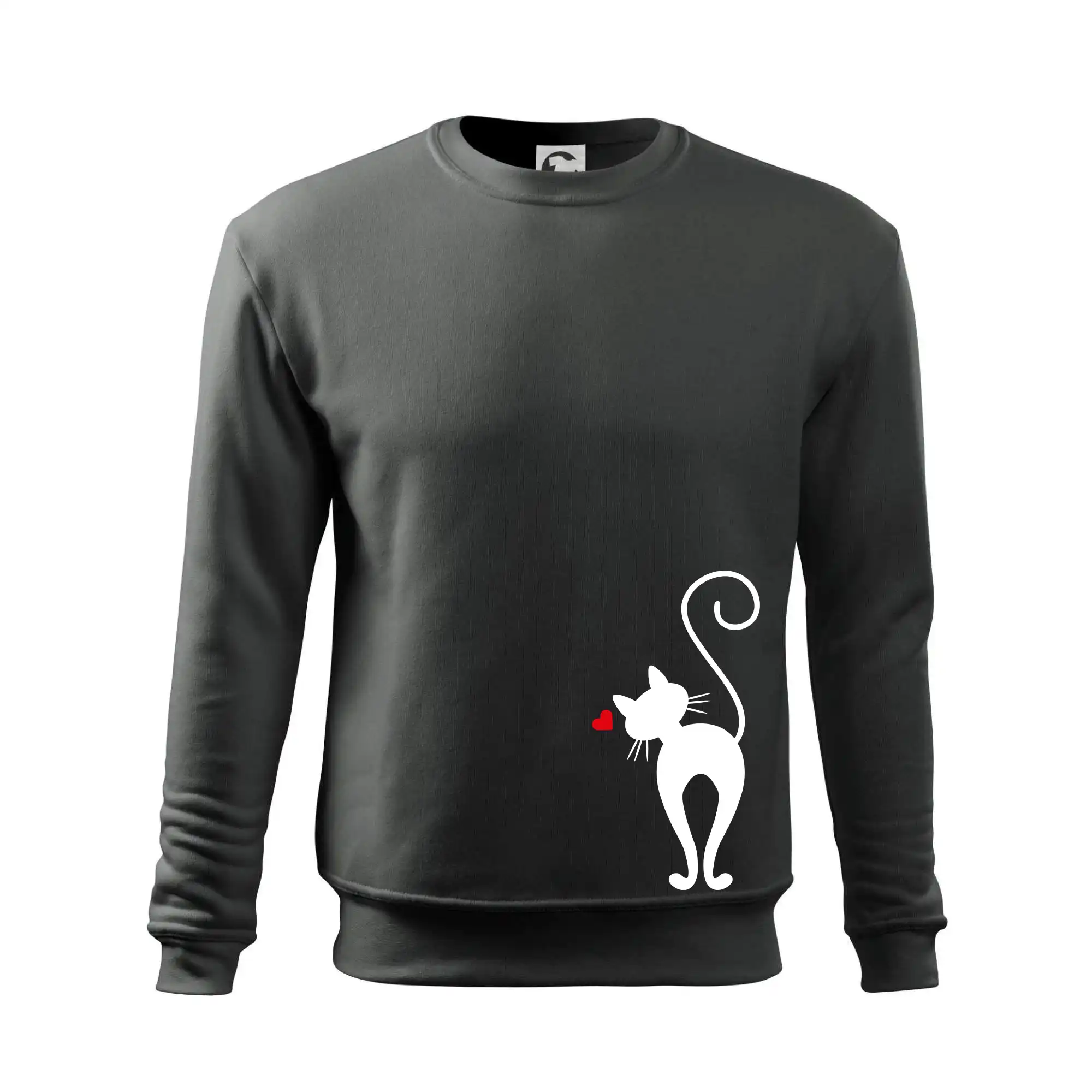 Zamilovaná kočka zezadu