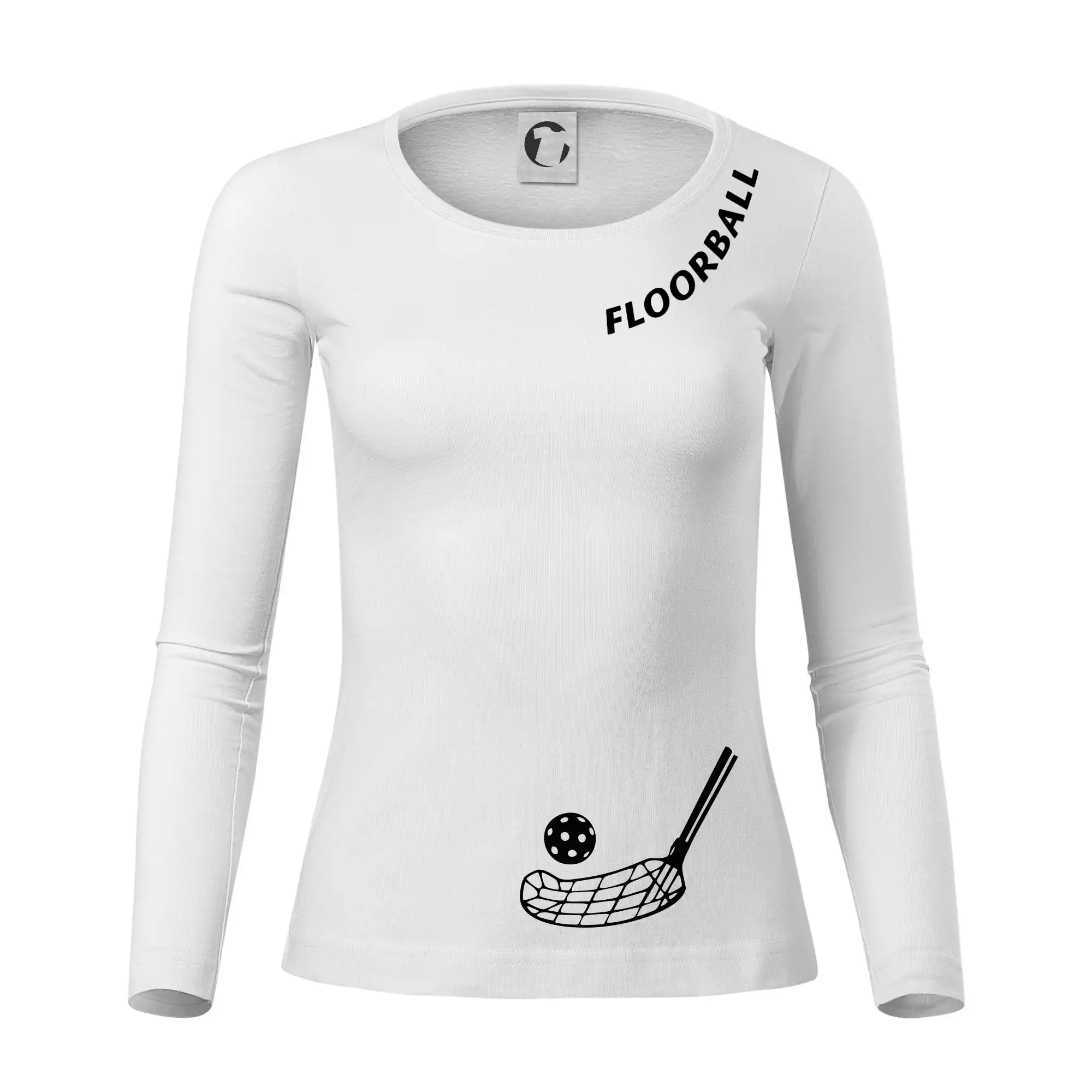 Floorball nápis šikmo