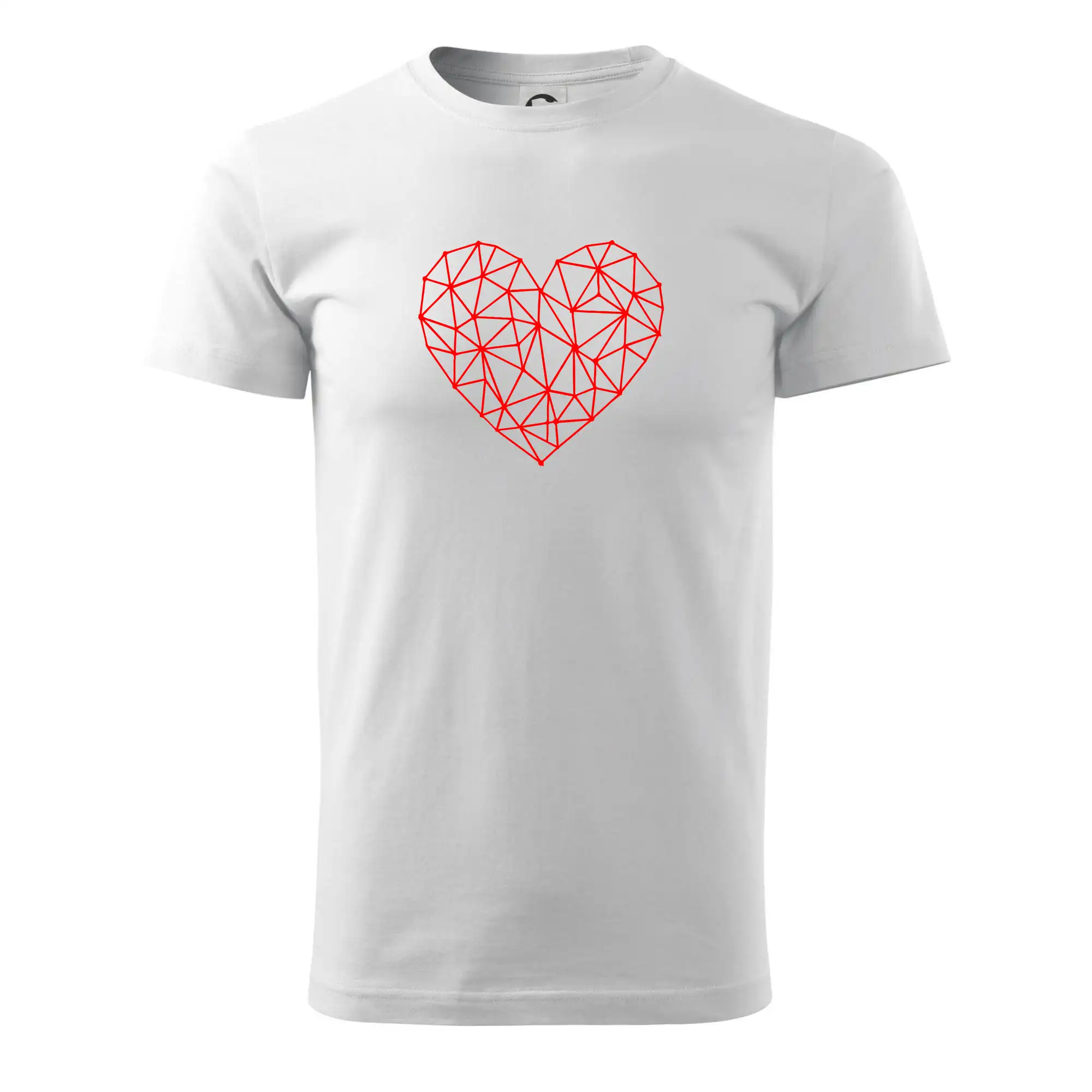 Tričká pre zamilovaných - Srdce sieť - Tričko extra veľké  (5-8XL)