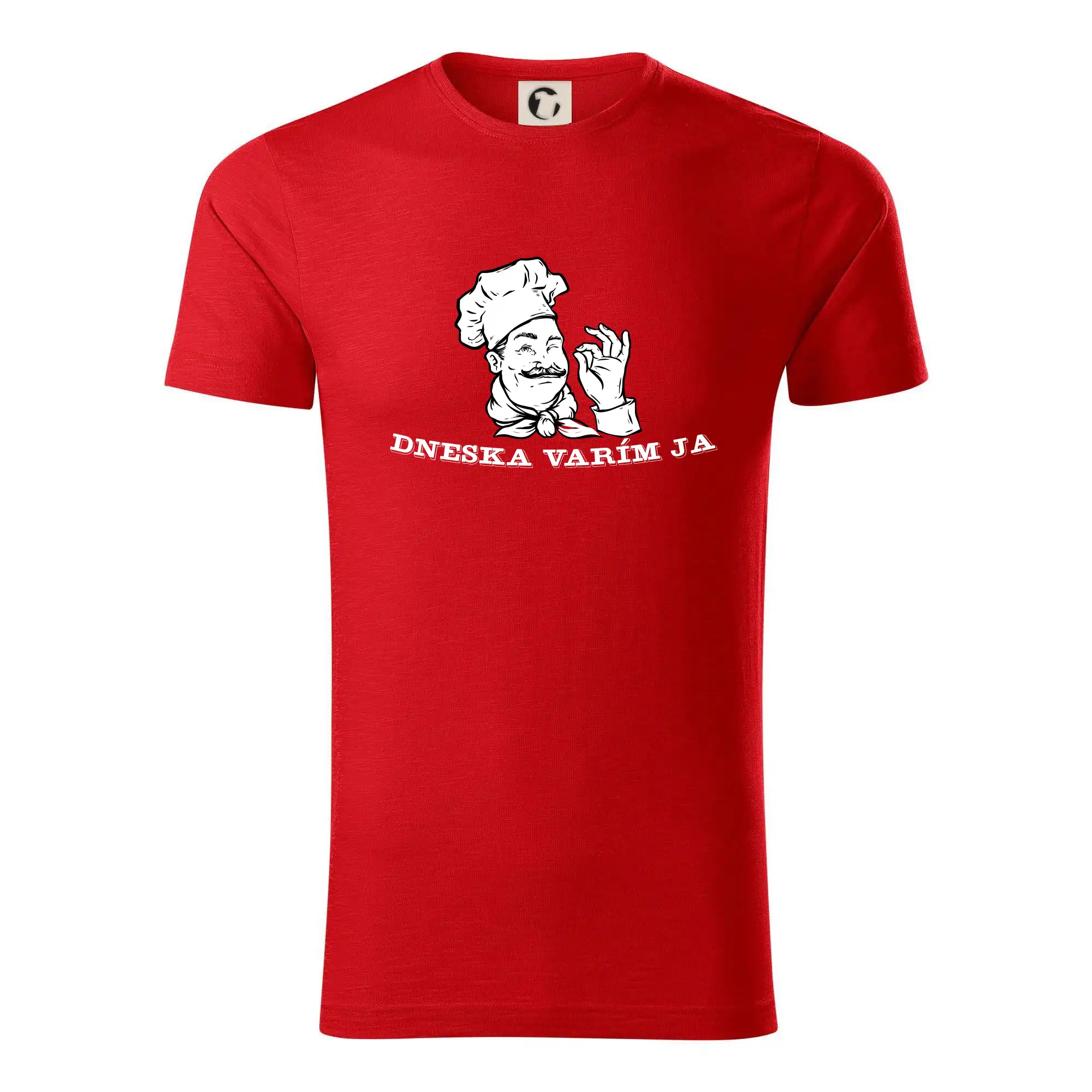 Tričká a zástery na grilovanie - Dneska varím ja SK - Tričko z organickej bavlny