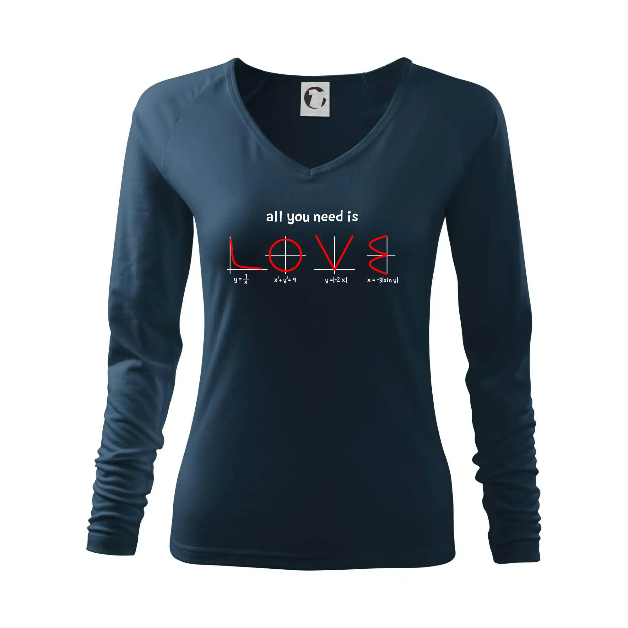 Grafické tričká - All you need is love - Tričko dámske Elegance
