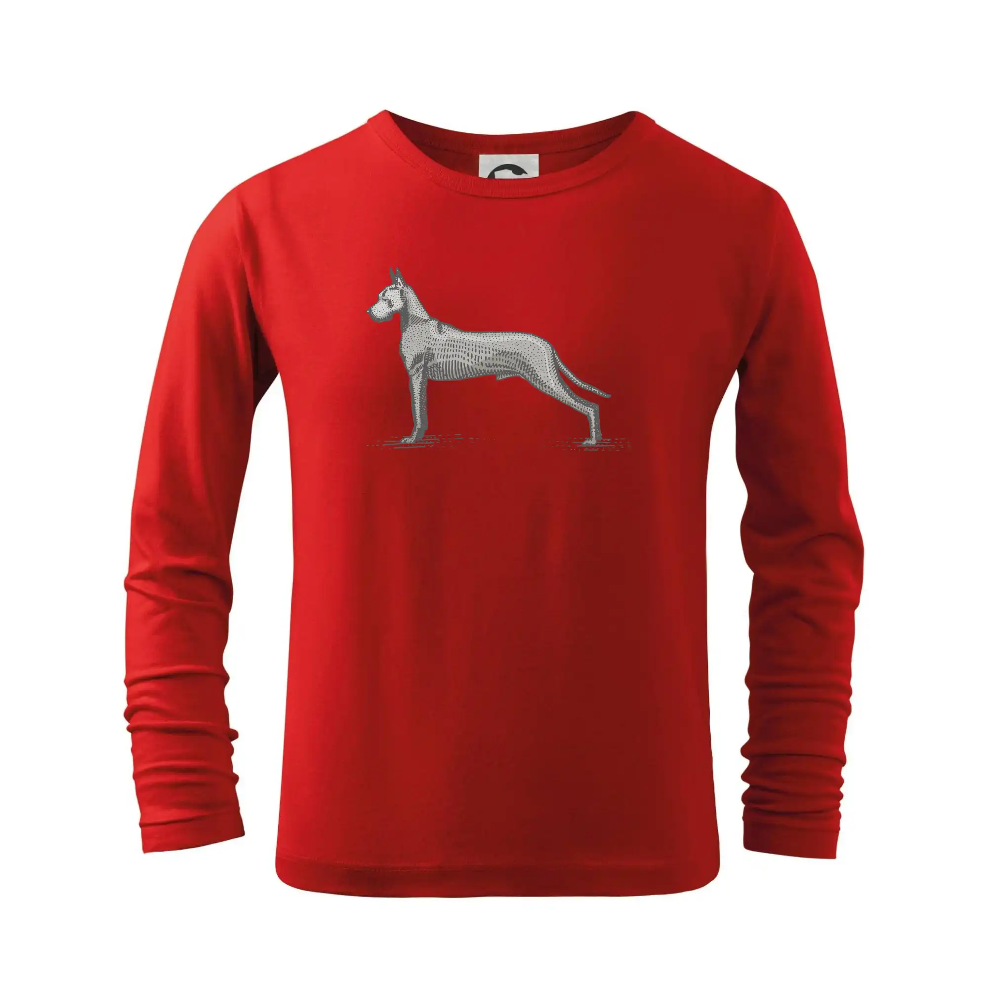 Ostatné psie plemená - Vintage Great dane - Tričko detské Long Sleeve