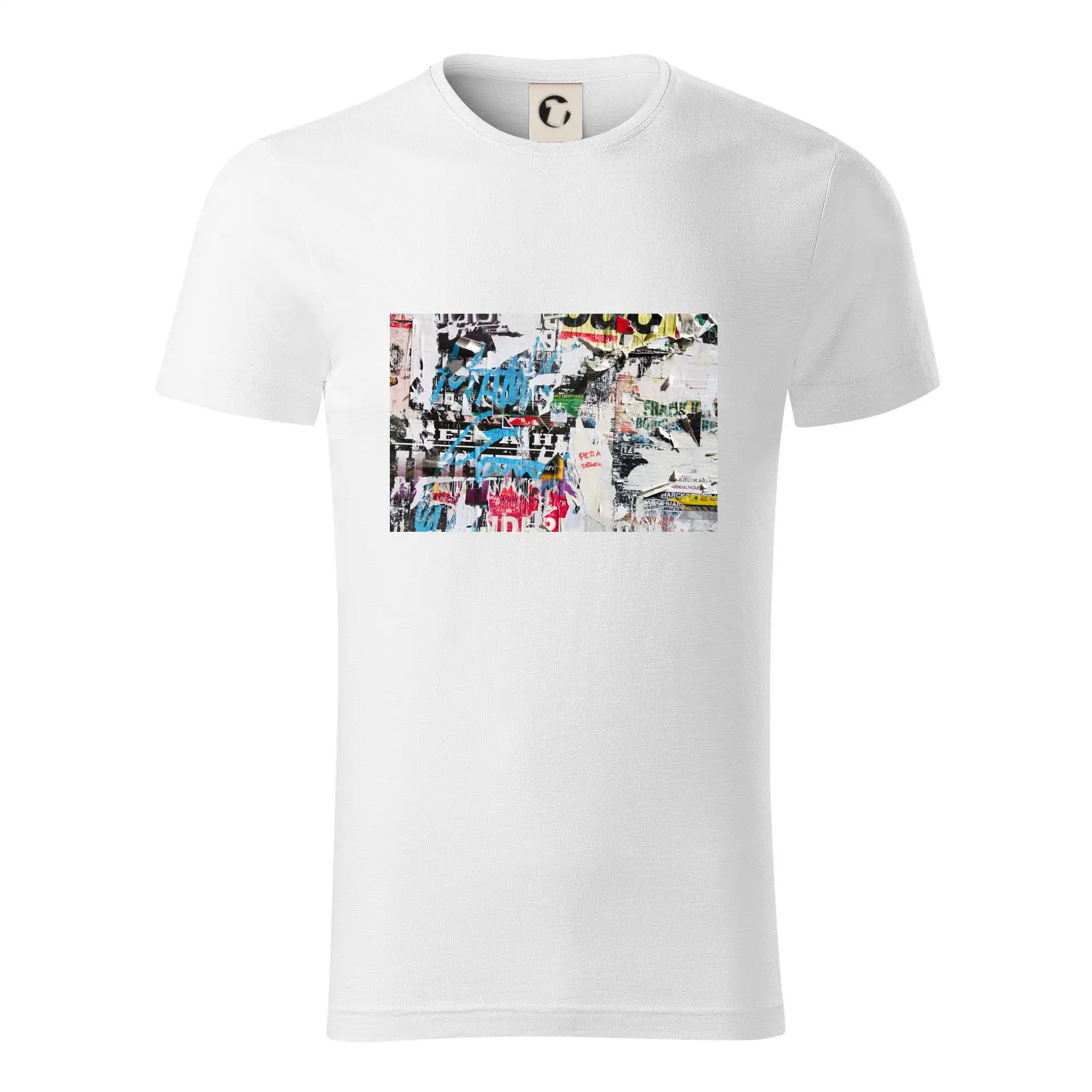 Tričká na párty - Otrhaná nástenka - Tričko z organickej bavlny