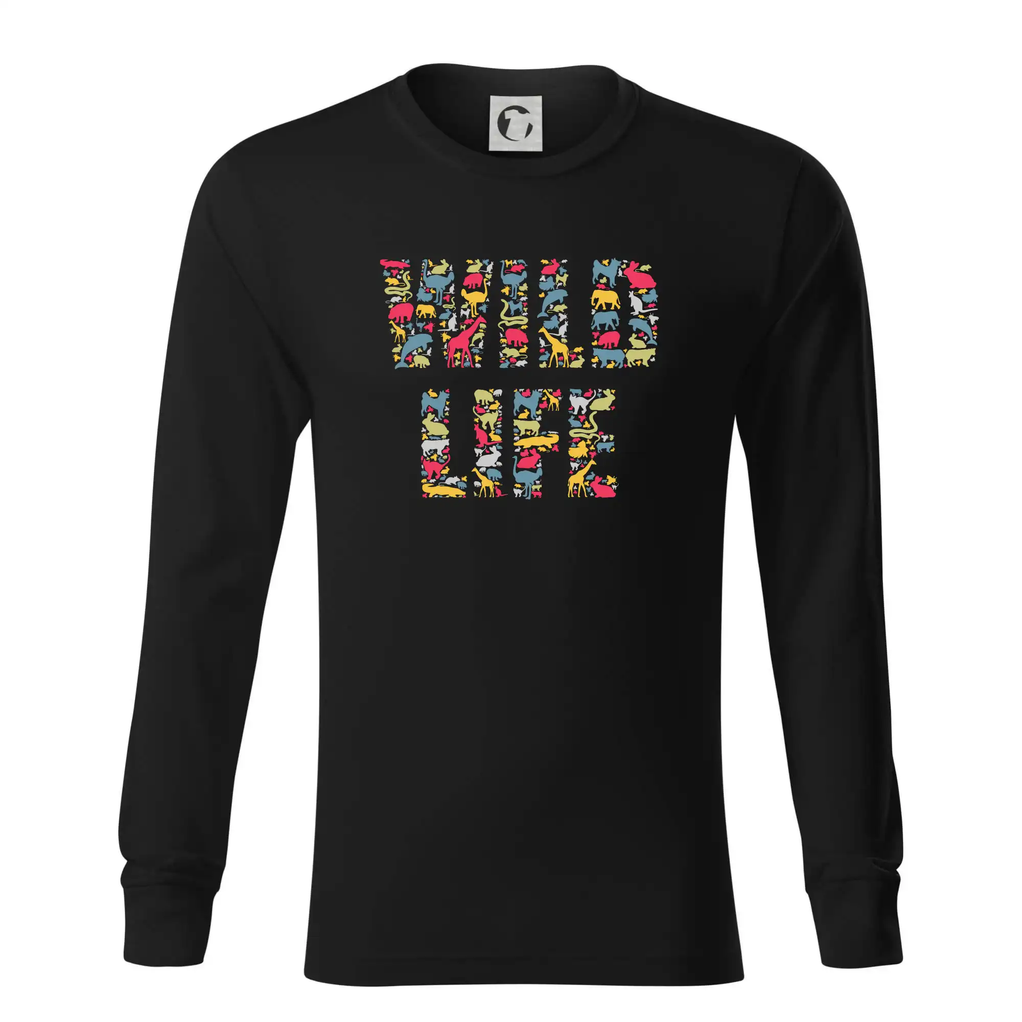 Wild Life nápis ze zvířat