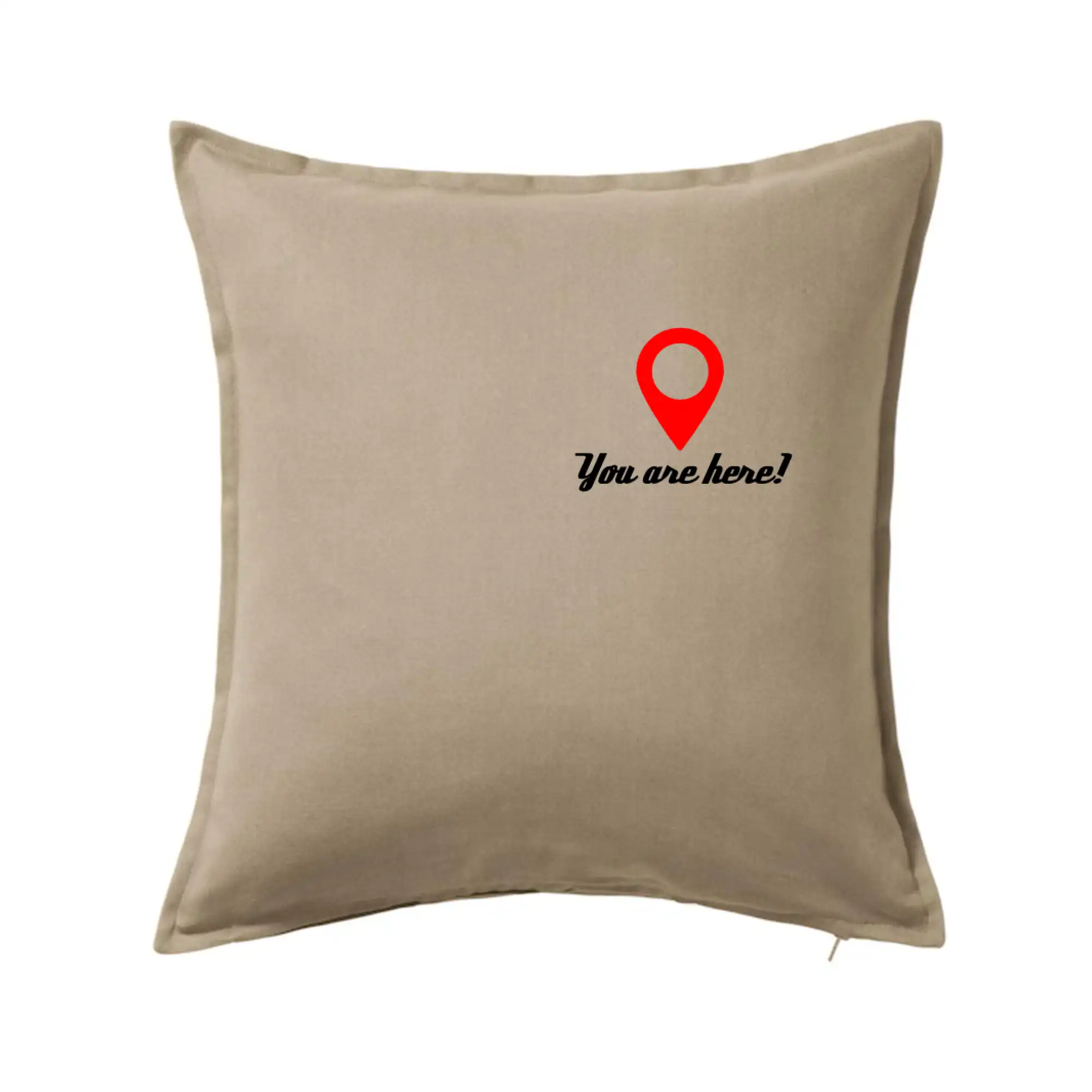 Tričká pre zamilovaných - You are here - Vankúš 50x50