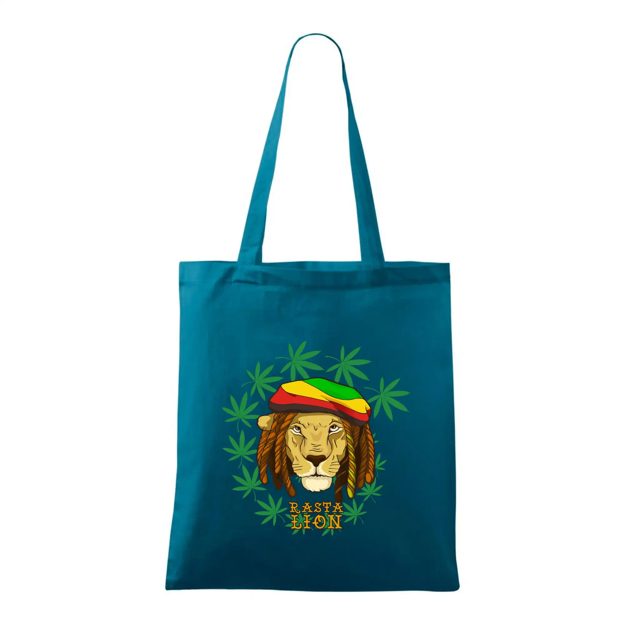 Tričká pre pohodový ľudí - Rasta Lion - Taška bavlnená