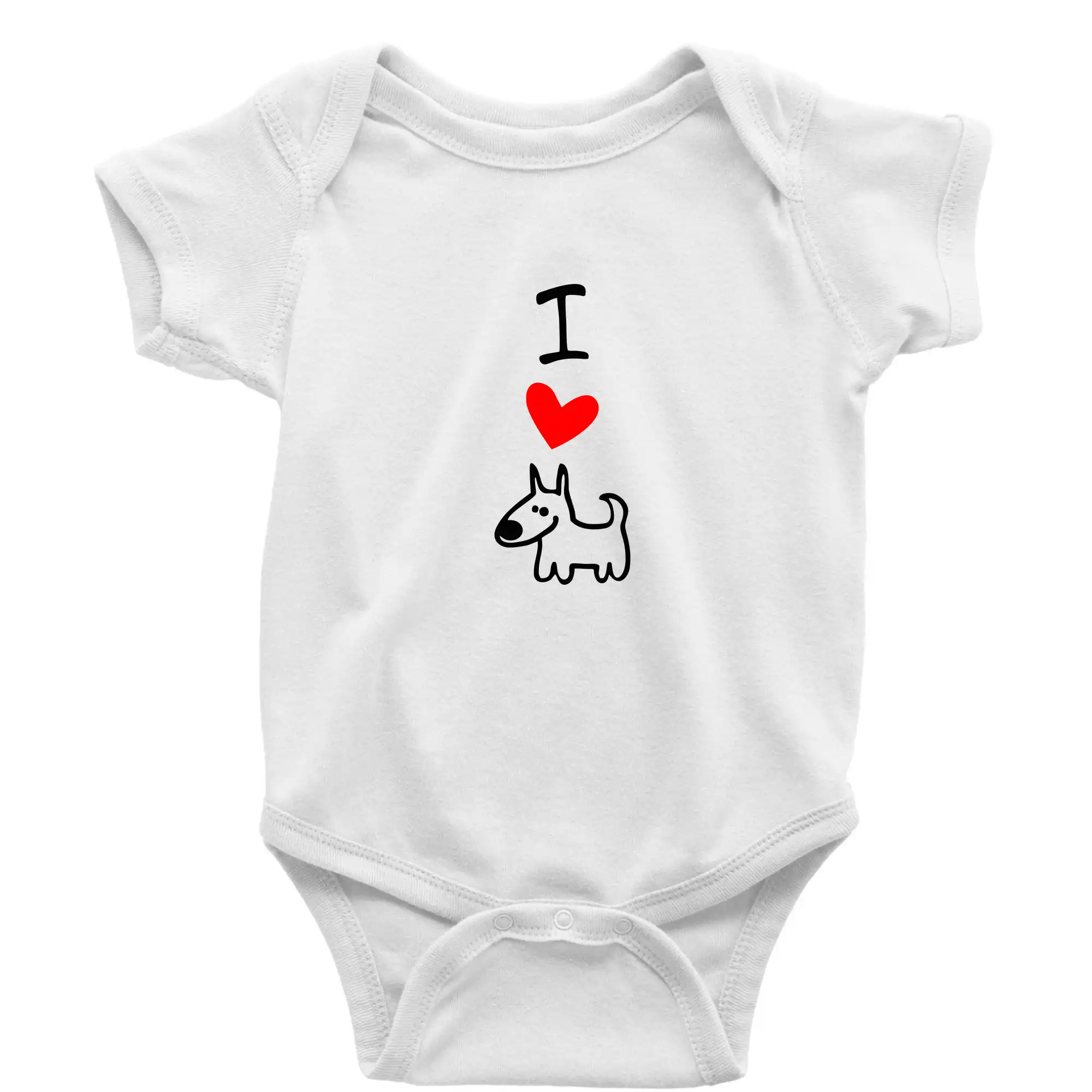 Ostatné psie plemená - I love dogs - Body dojčenské s krátkym rukávom
