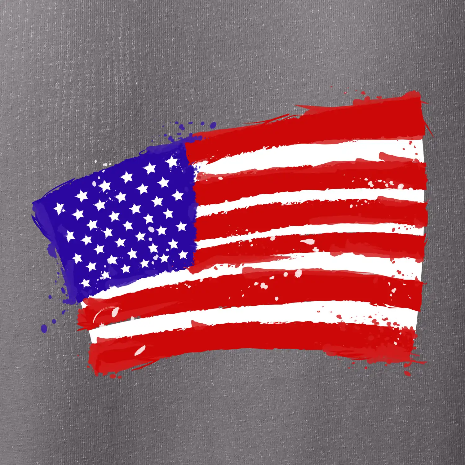 Americká vlajka ohnutá