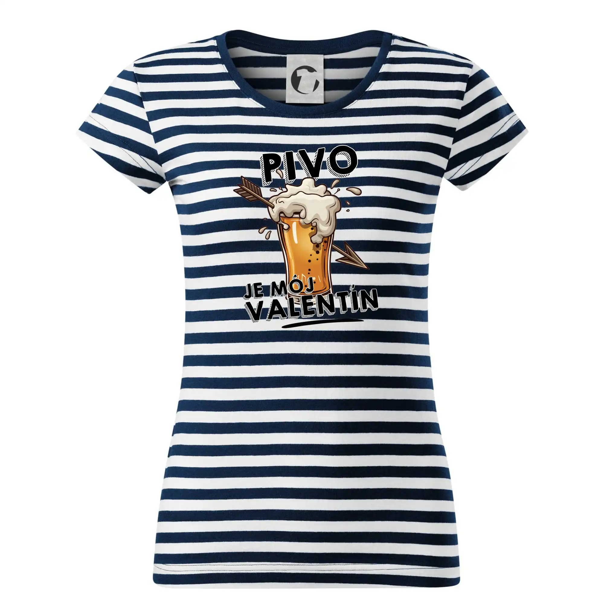 Tričká pre zamilovaných - Pivo je môj valentín - Tričko na vodu