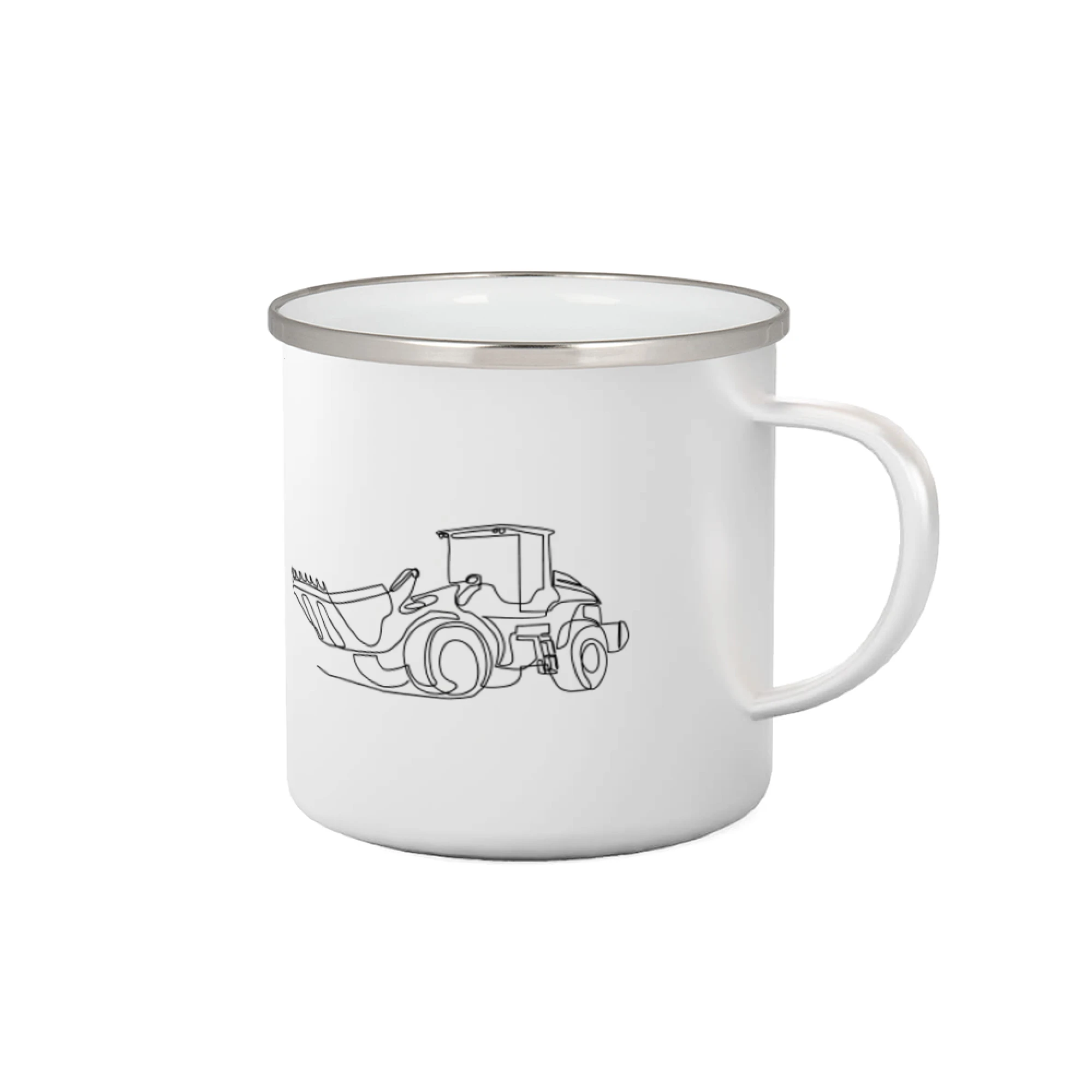 Tričká a mikiny s obrázkami jedným ťahom - Nakladač jedným ťahom - Plecháčik