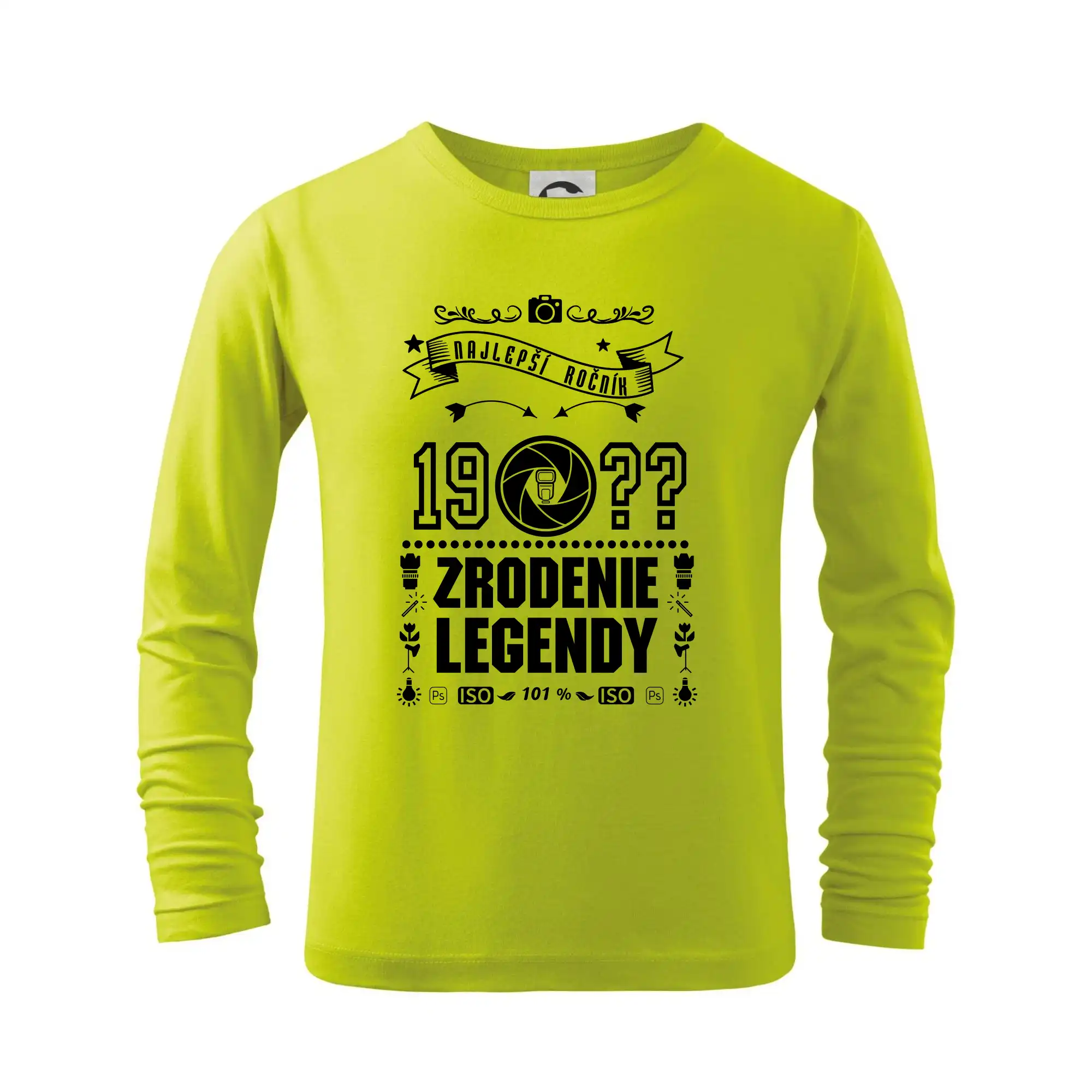 Trička Zrodenie legendy - Zrodenie legendy pre fotografa - Tričko detské Long Sleeve