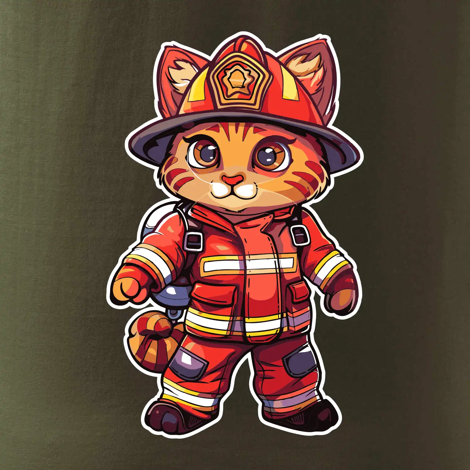 Malý hasič - kocour