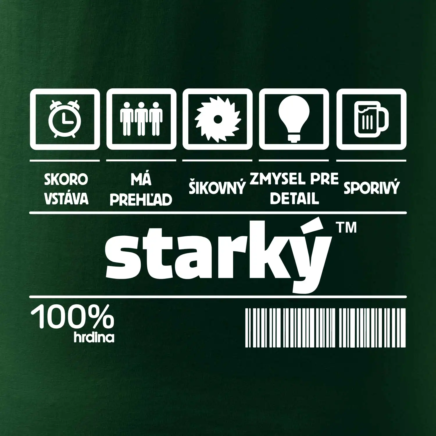 Čiarový kód - starký