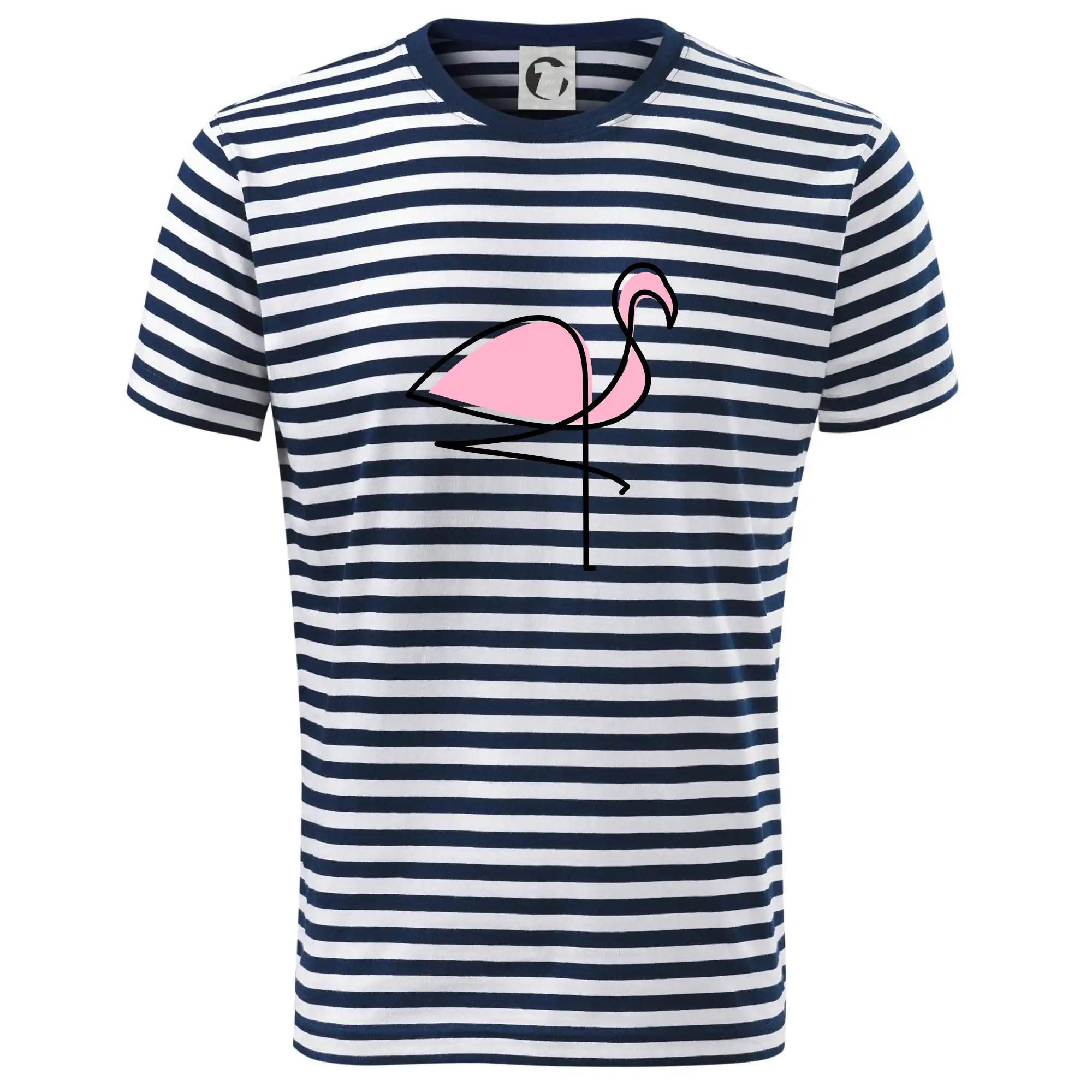 Tričká so zvieratami - Plameniak na chudenej nohe - Tričko na vodu