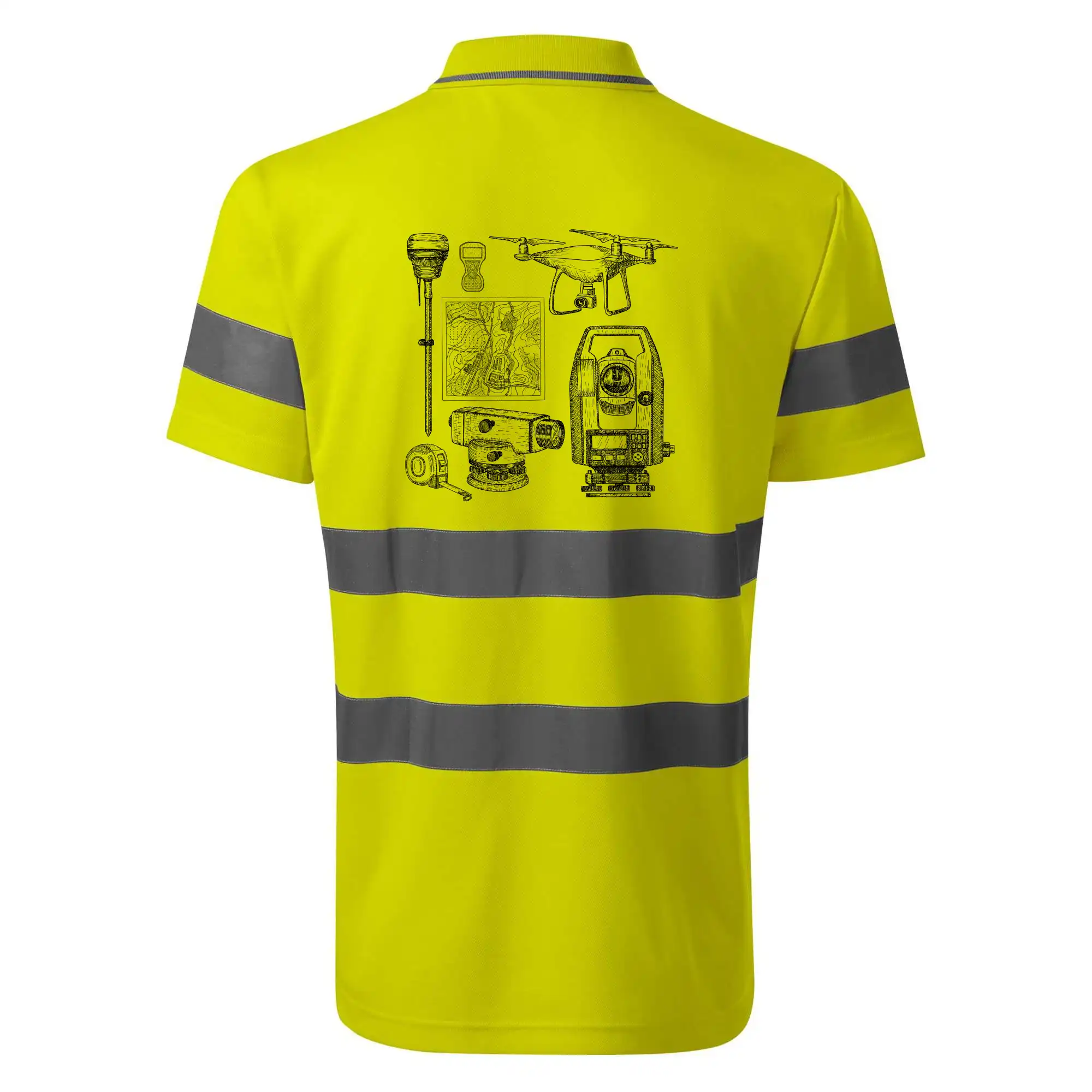 Geodet teodolit dron