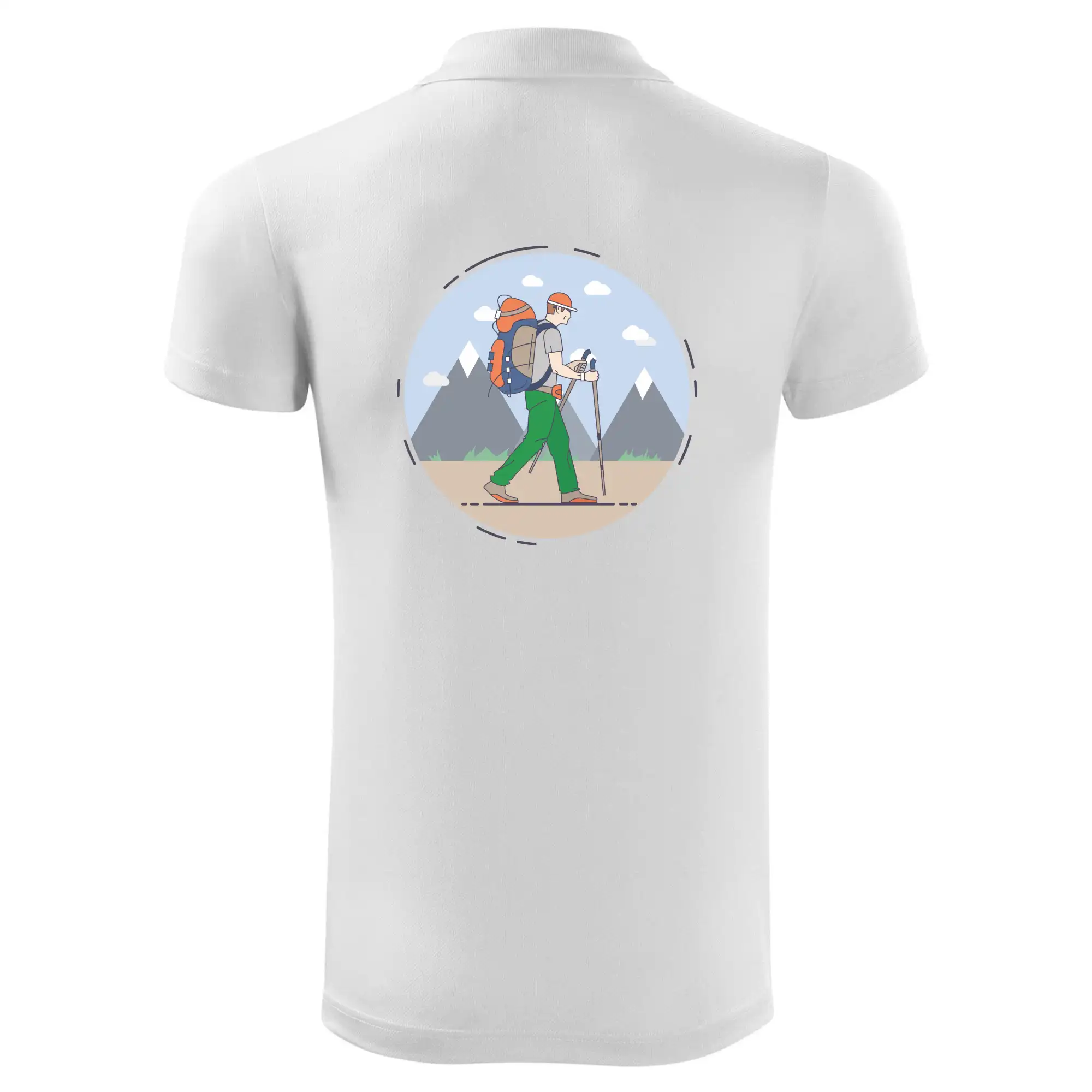 Barevný párový motiv na hory