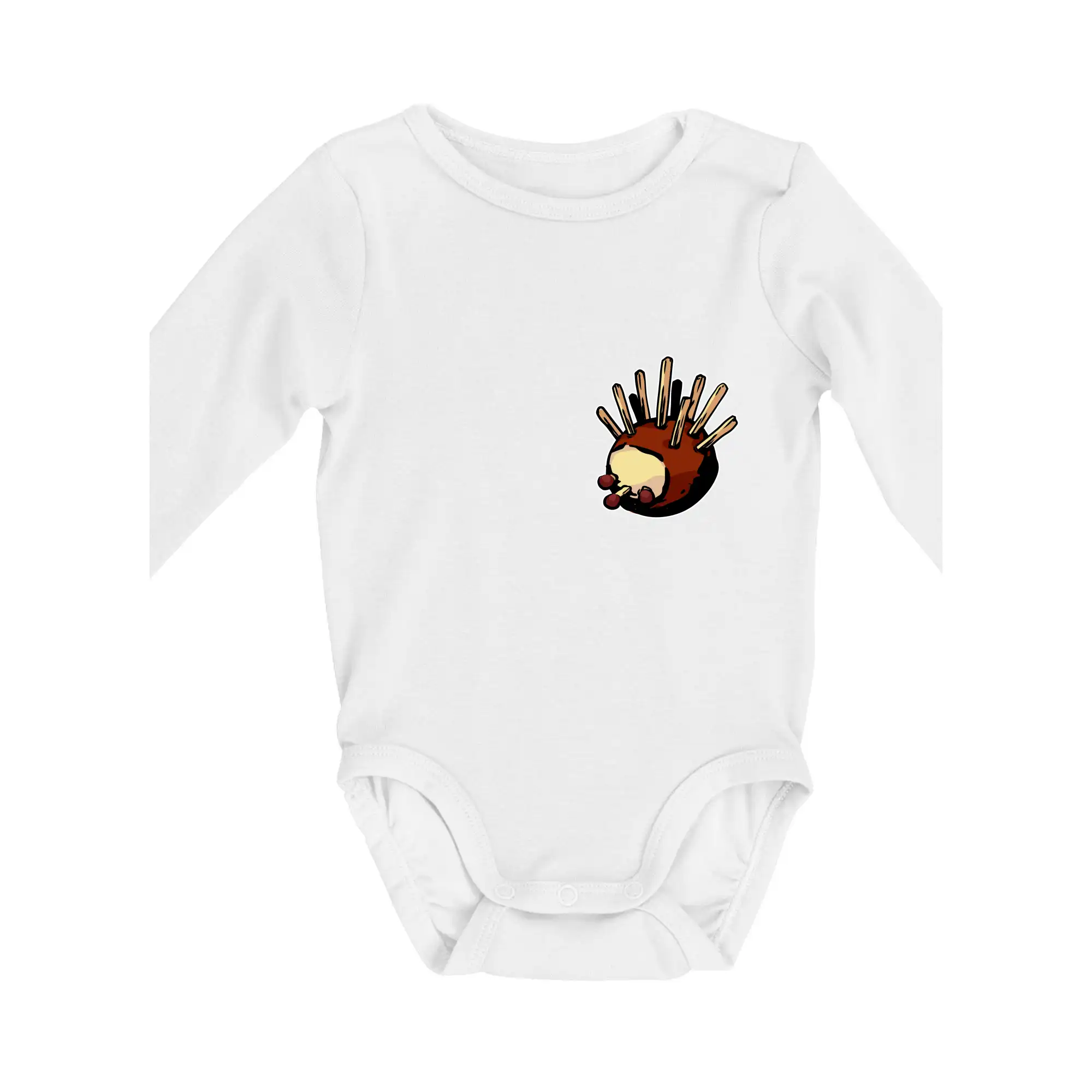 Kaštanový ježeček - prso