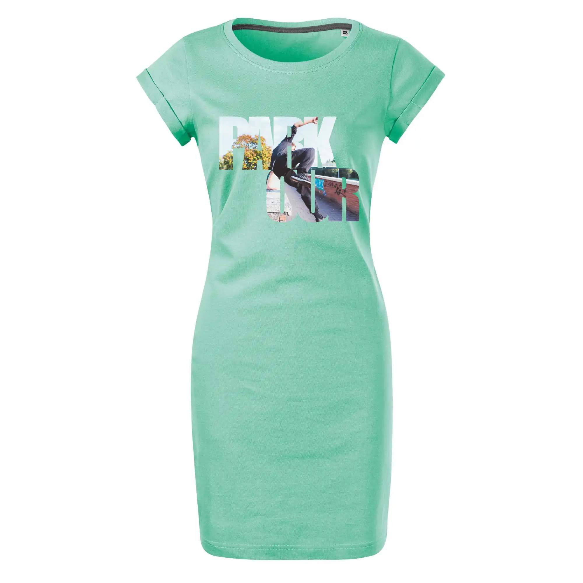 Parkour nápis ve městě