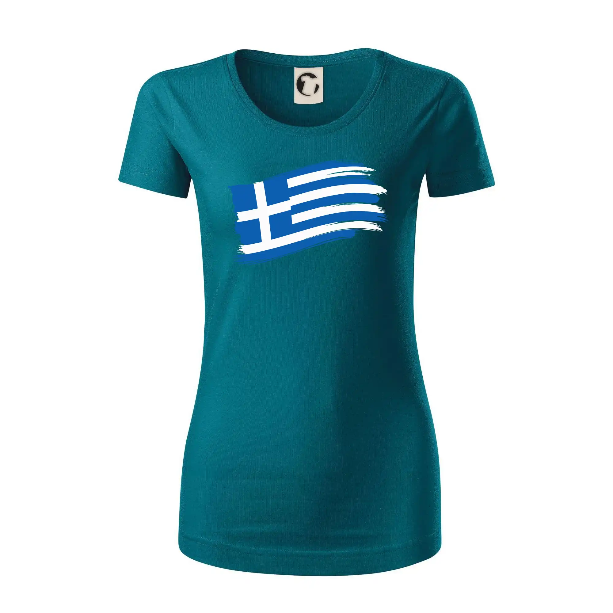 Řecko vlajka - štětkou