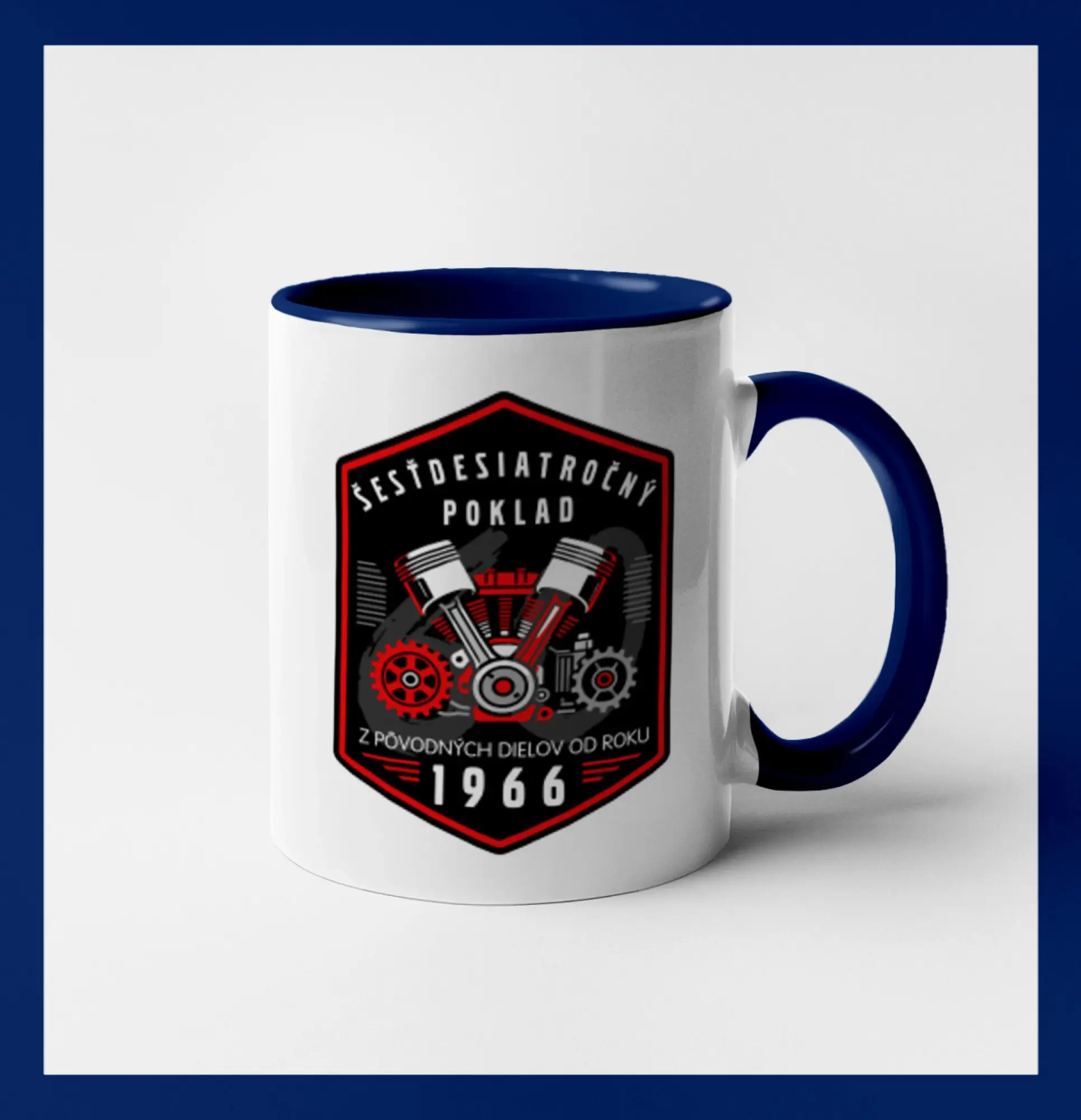 Trička s ročníkom 1966 - Šesťdesiatročný poklad z pôvodných dielov od roku 1966 - Hrnček 