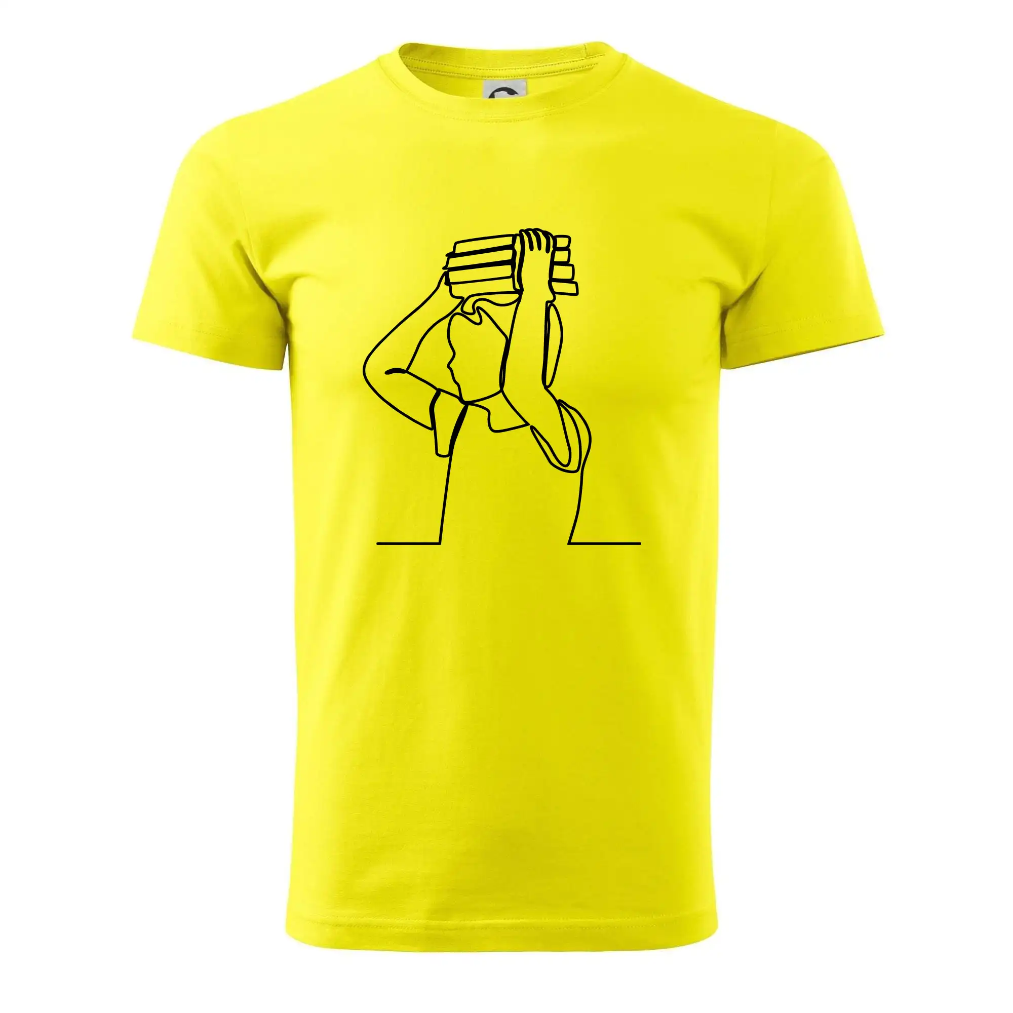 Student a kniha jedním tahem