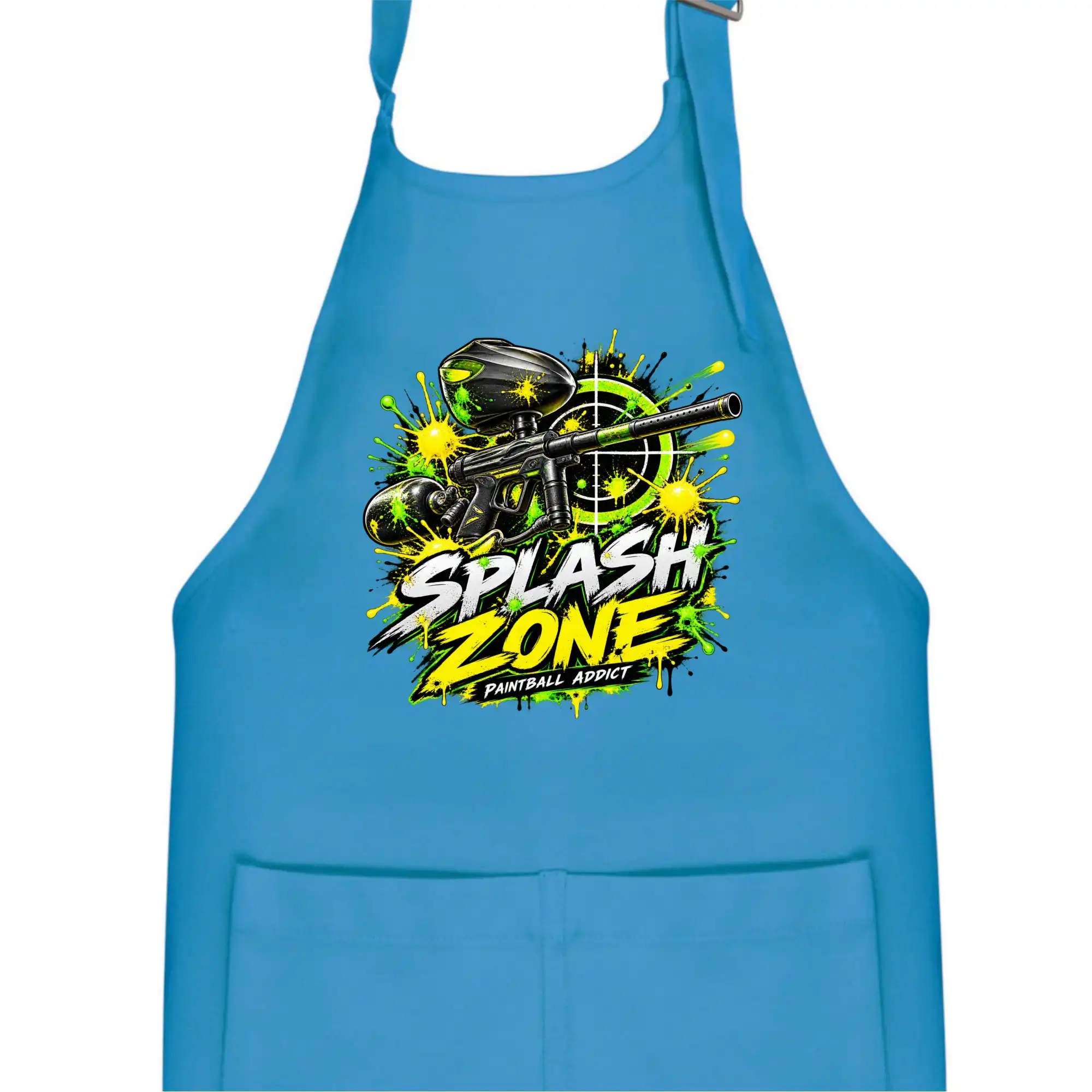 Neonový zásah splash zone paintball