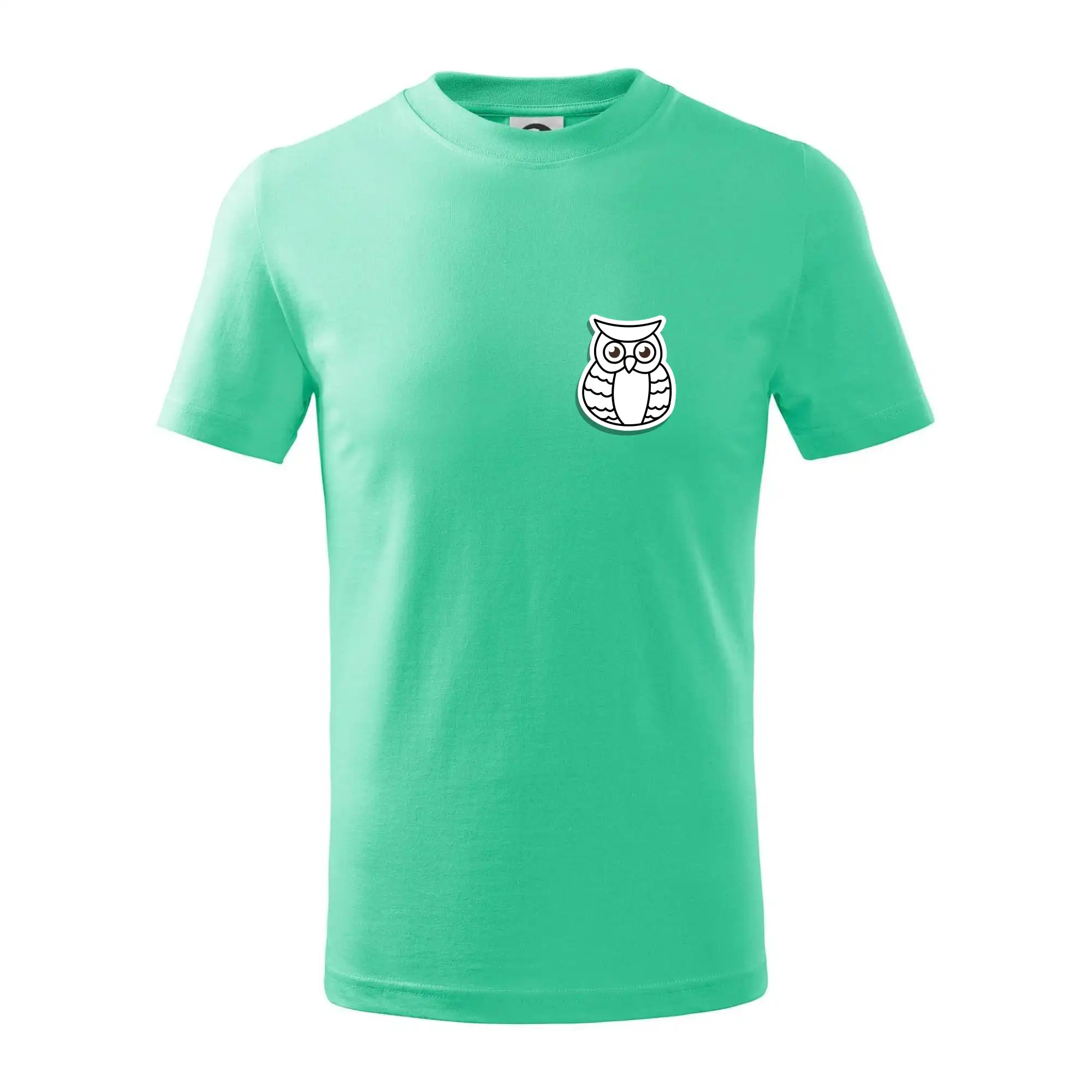 Sova kreslená na prsu