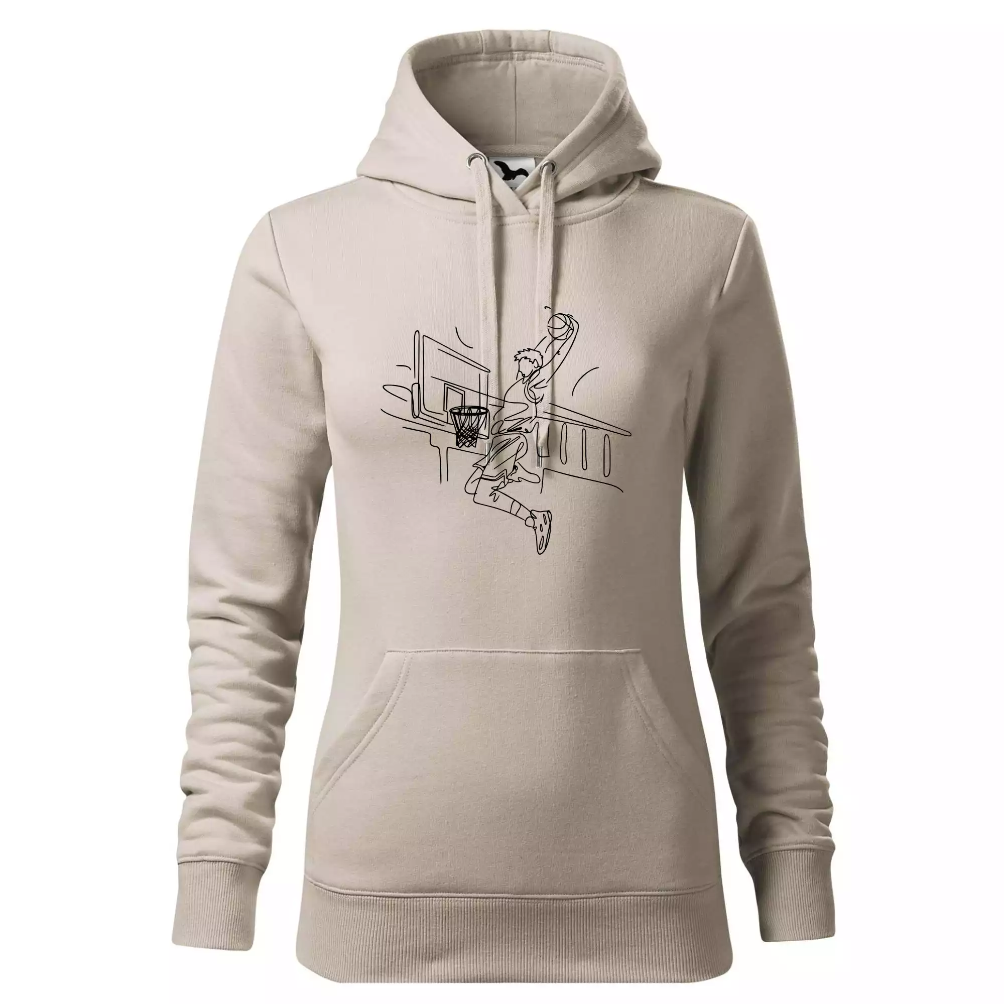 Basketbalista jedním tahem - výskok