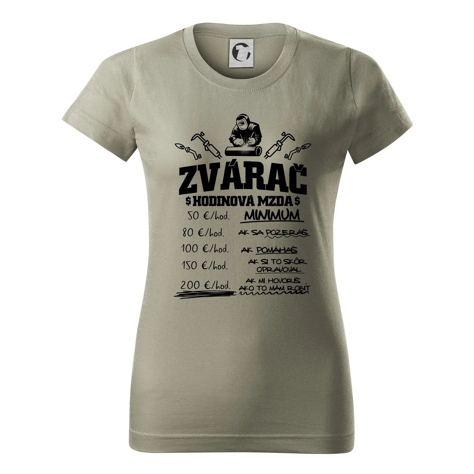 Hodinová mzda zvárač