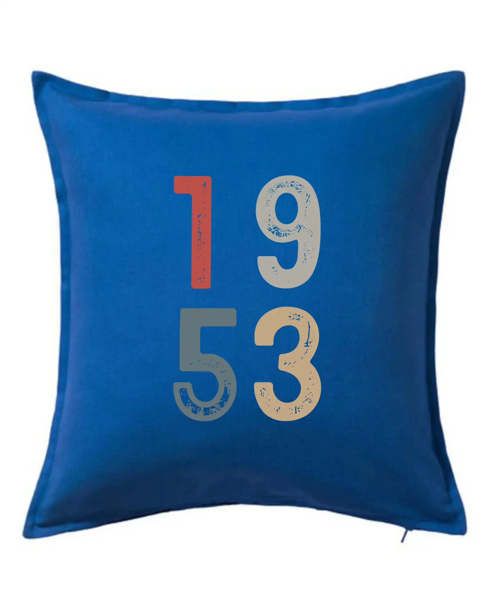 Tričká k narodeninám - Vintage číslica 1953 - Vankúš 50x50