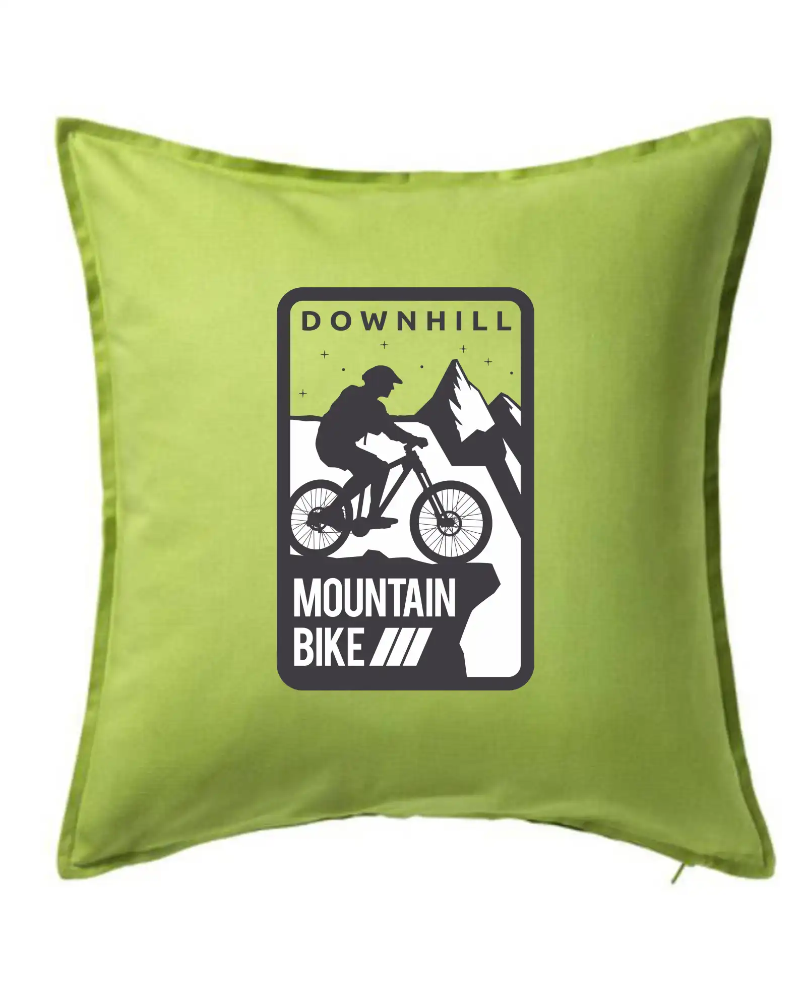 Tričko ako darček pre cyklistu - MTB downhill hranaté - Vankúš 50x50