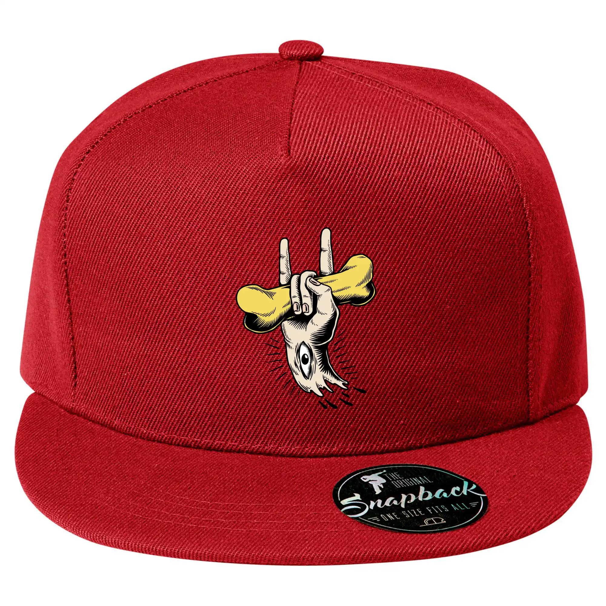 Rocková ruka kost a oko