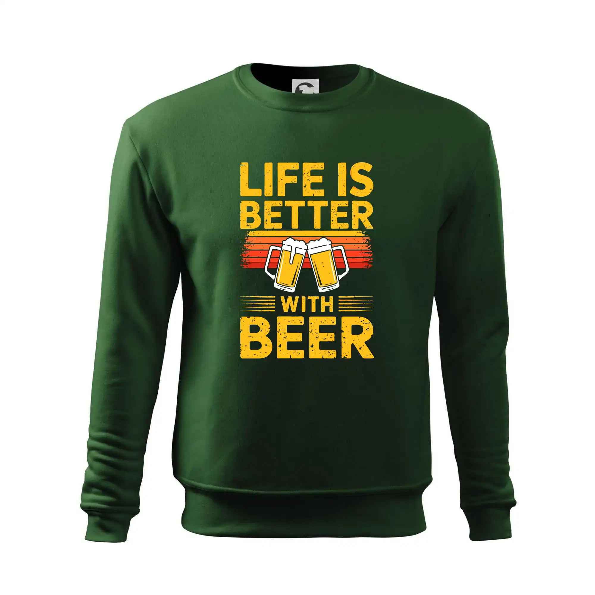 Life is better with beer - oranžové