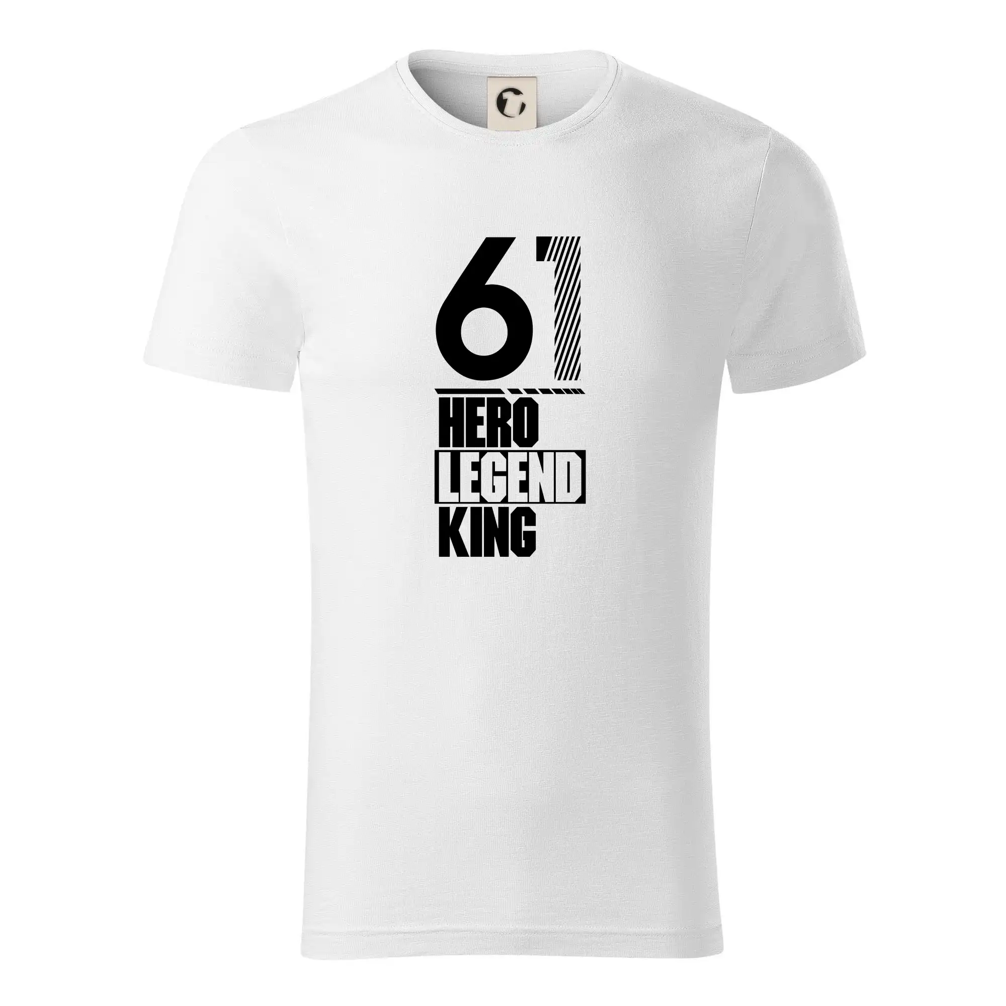 Narodeninové tričká pre hrdinov - Hero, Legend, King 1961 - Tričko z organickej bavlny
