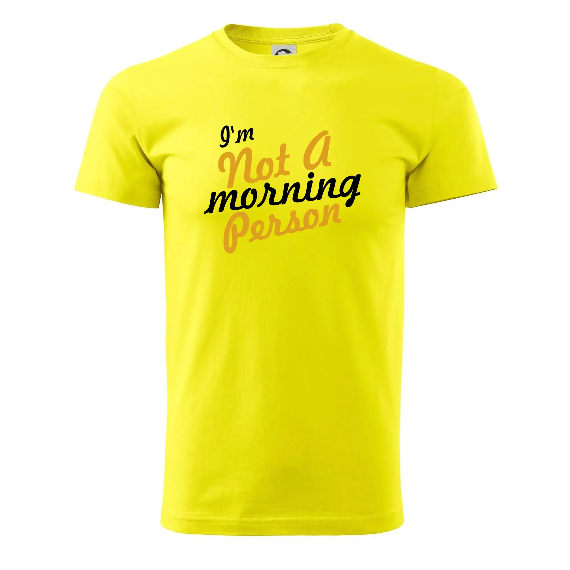 Ostatné nápisy - I'm not a morning person - Pánske tričko nižšej gramáže