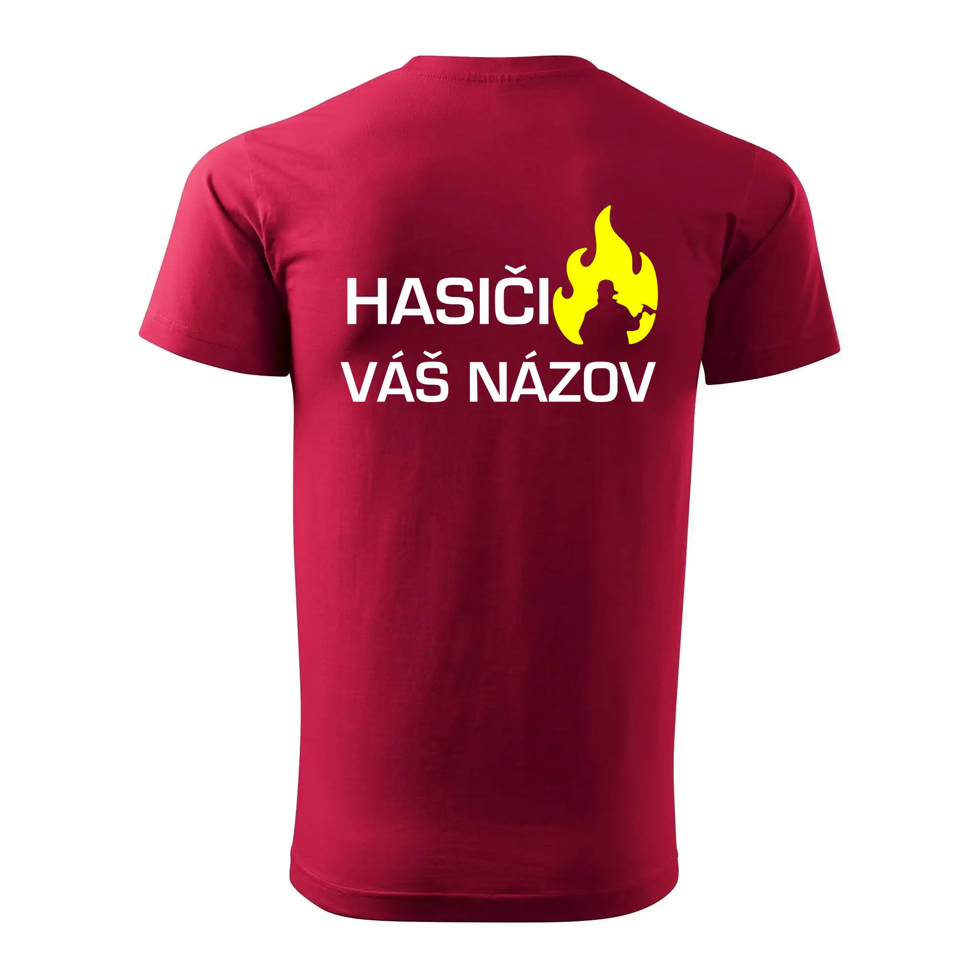 Hasiči - Váš názov - FLUO + Reflexná potlač