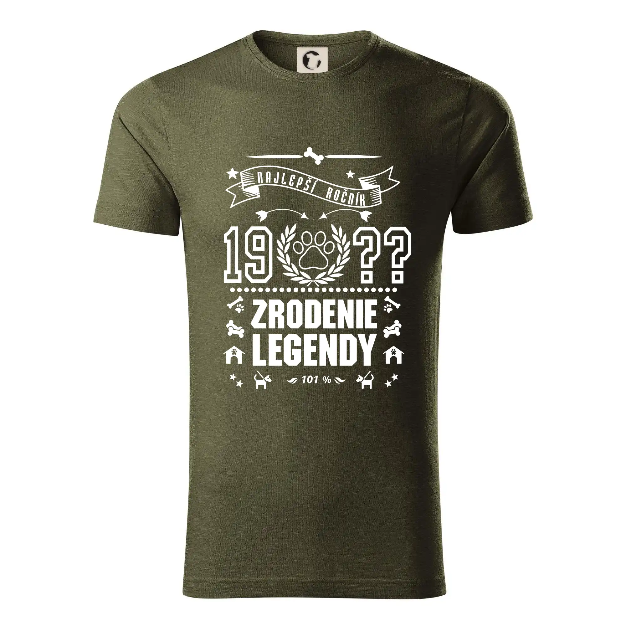 Trička Zrodenie legendy - Zrodenie legendy - pre psíčkarov - Tričko z organickej bavlny