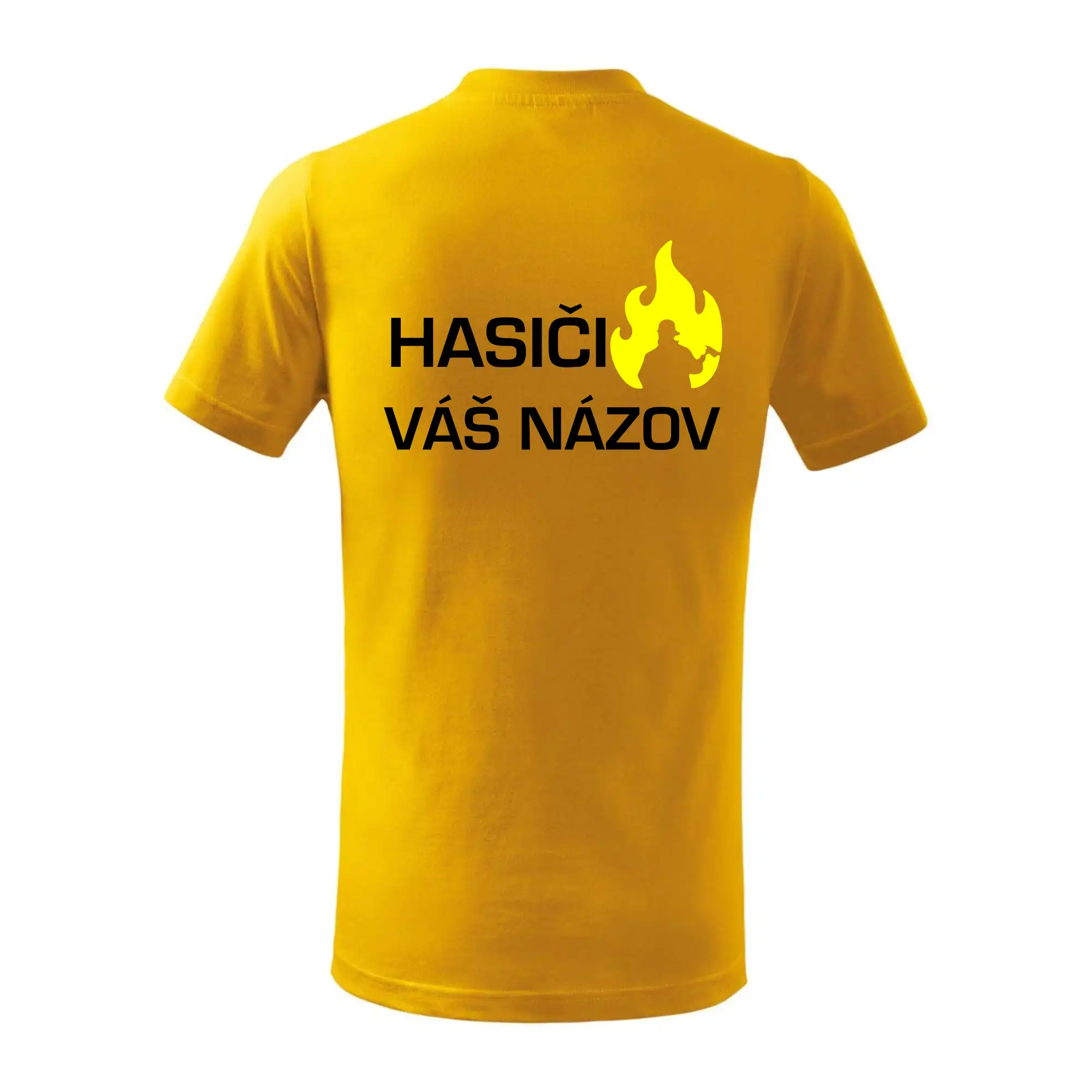 Hasiči - Váš názov - FLUO + Reflexná potlač