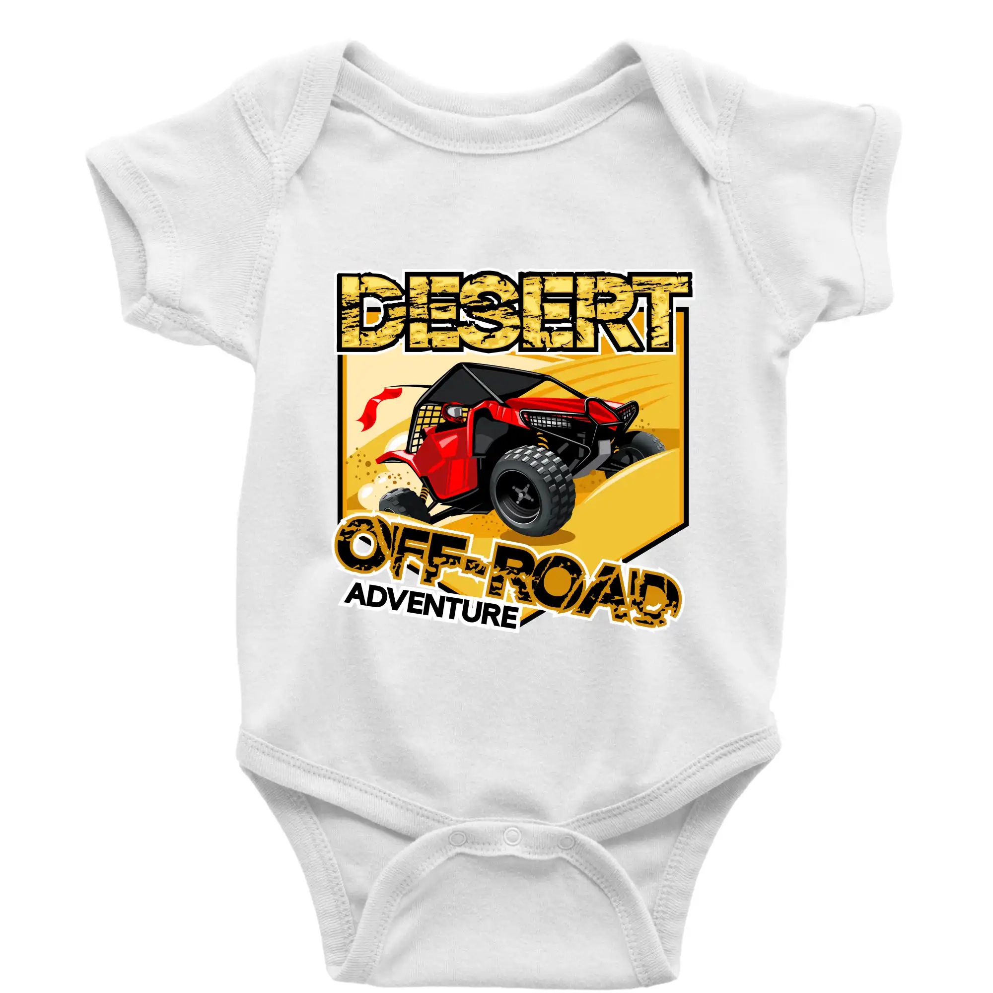 Tričko bugina - Desert offroad adventure - Body dojčenské s krátkym rukávom