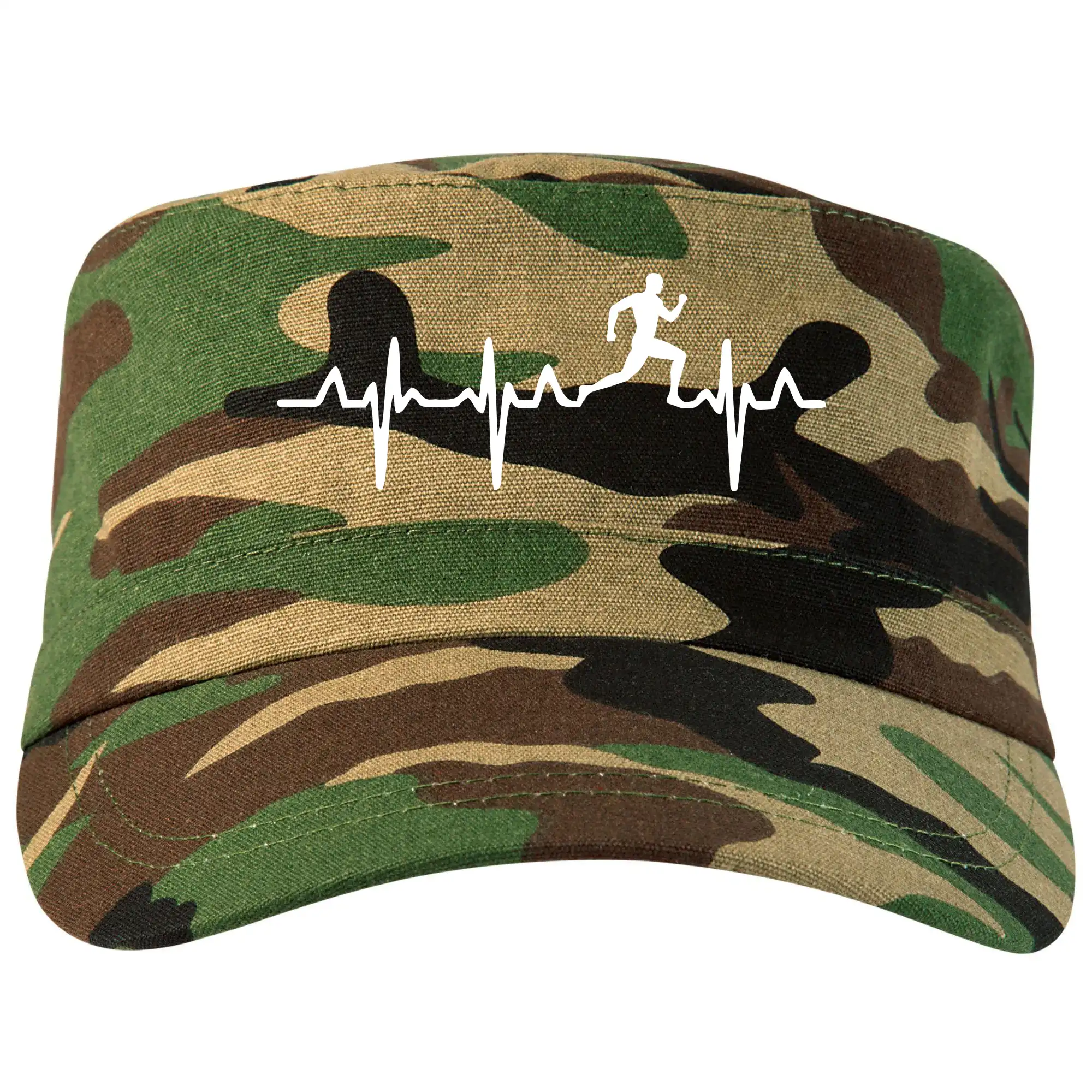 Tričká pre bežcov - EKG bežec - muž - Šiltovka CAMO