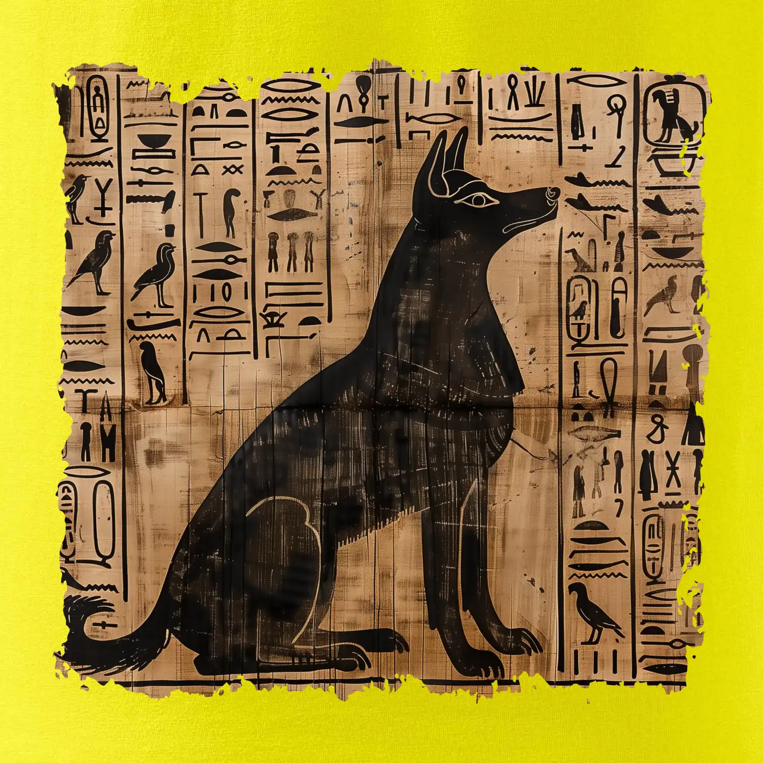 Egyptské hieroglyfy pes