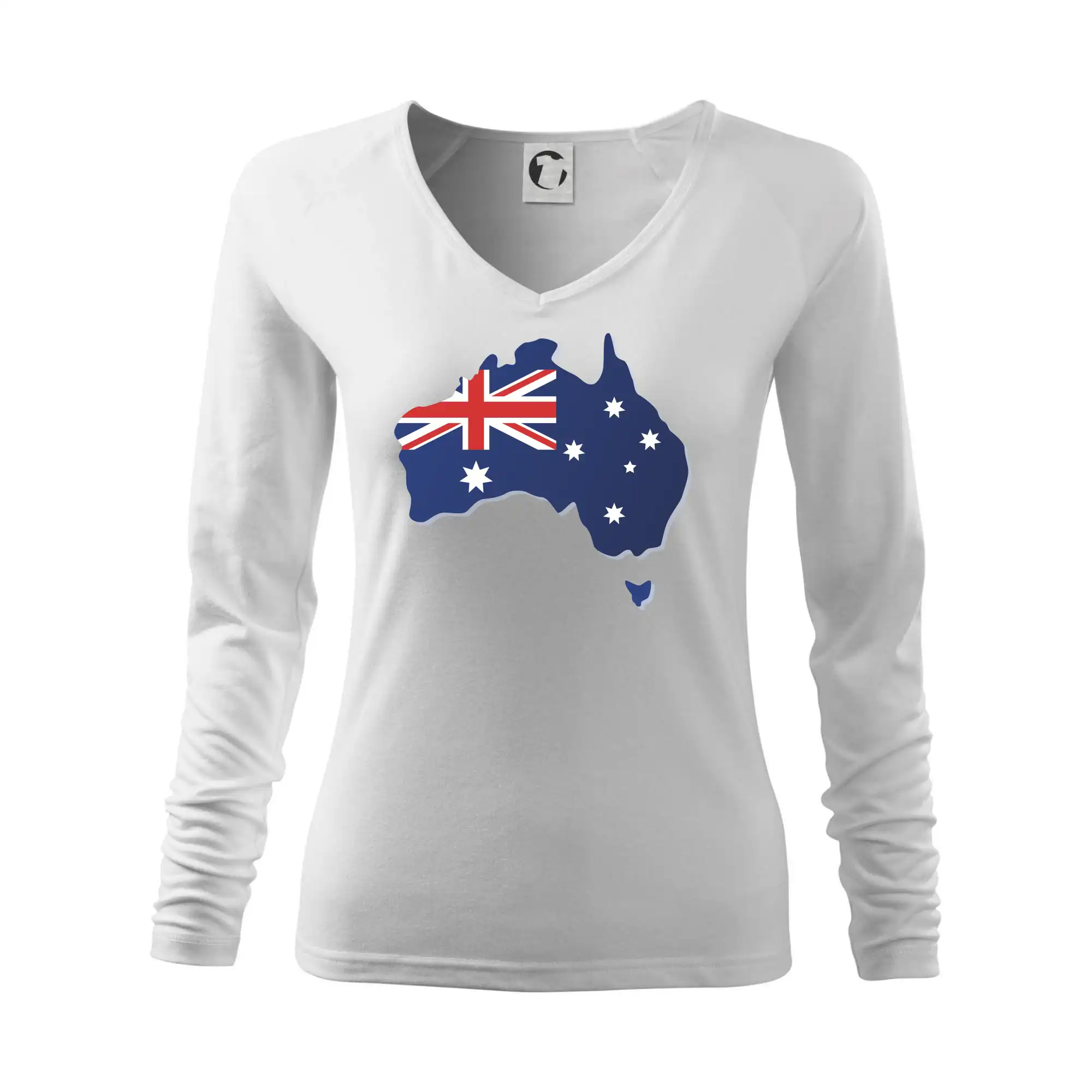 Austrálie - vlajka mapa