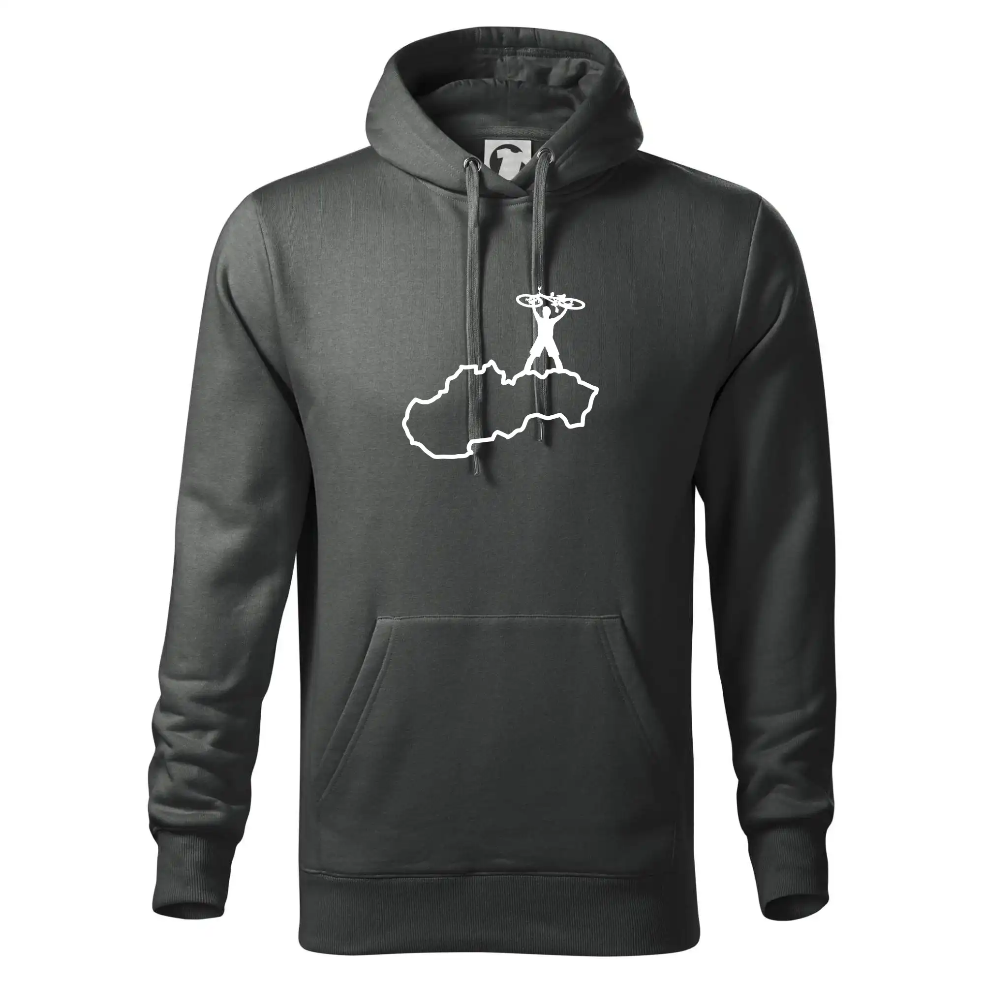 Mapa Slovenska - cyklista