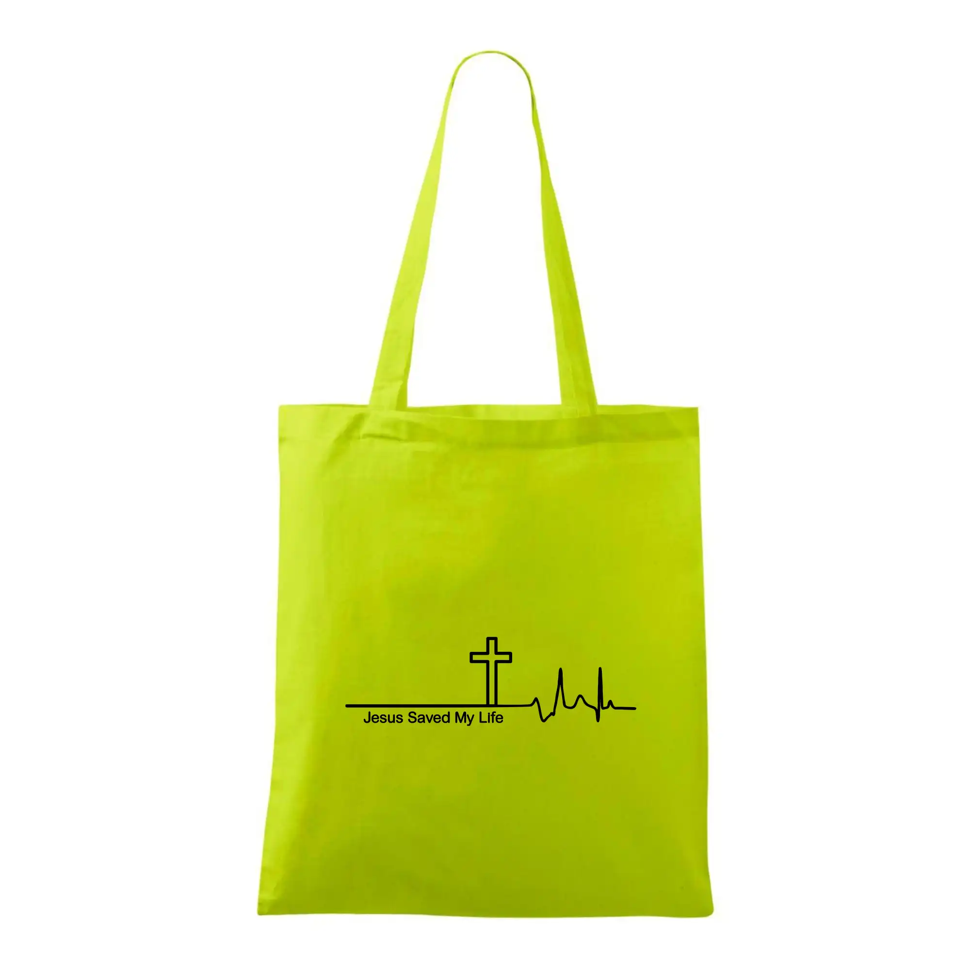 Jesus Saved My Life kříž ekg