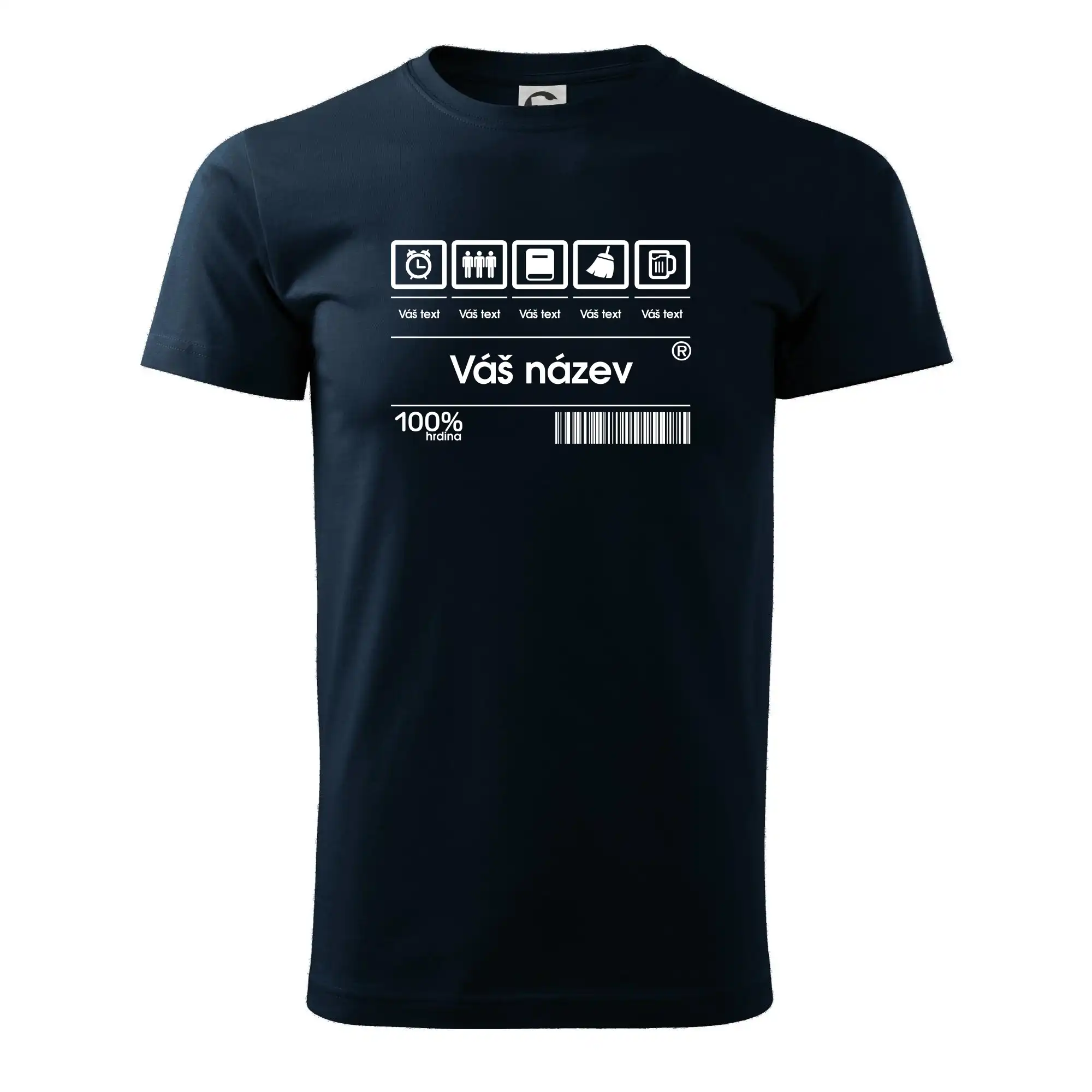 Čárový kód - Vlastní text